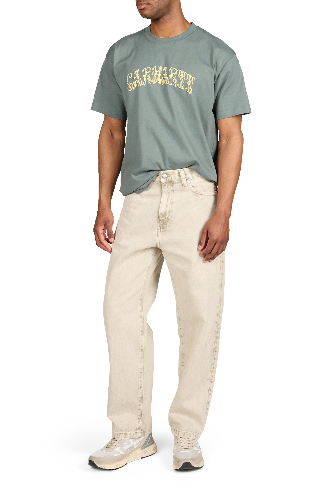 Cotton brand T-shirt CARHARTT WIP Green