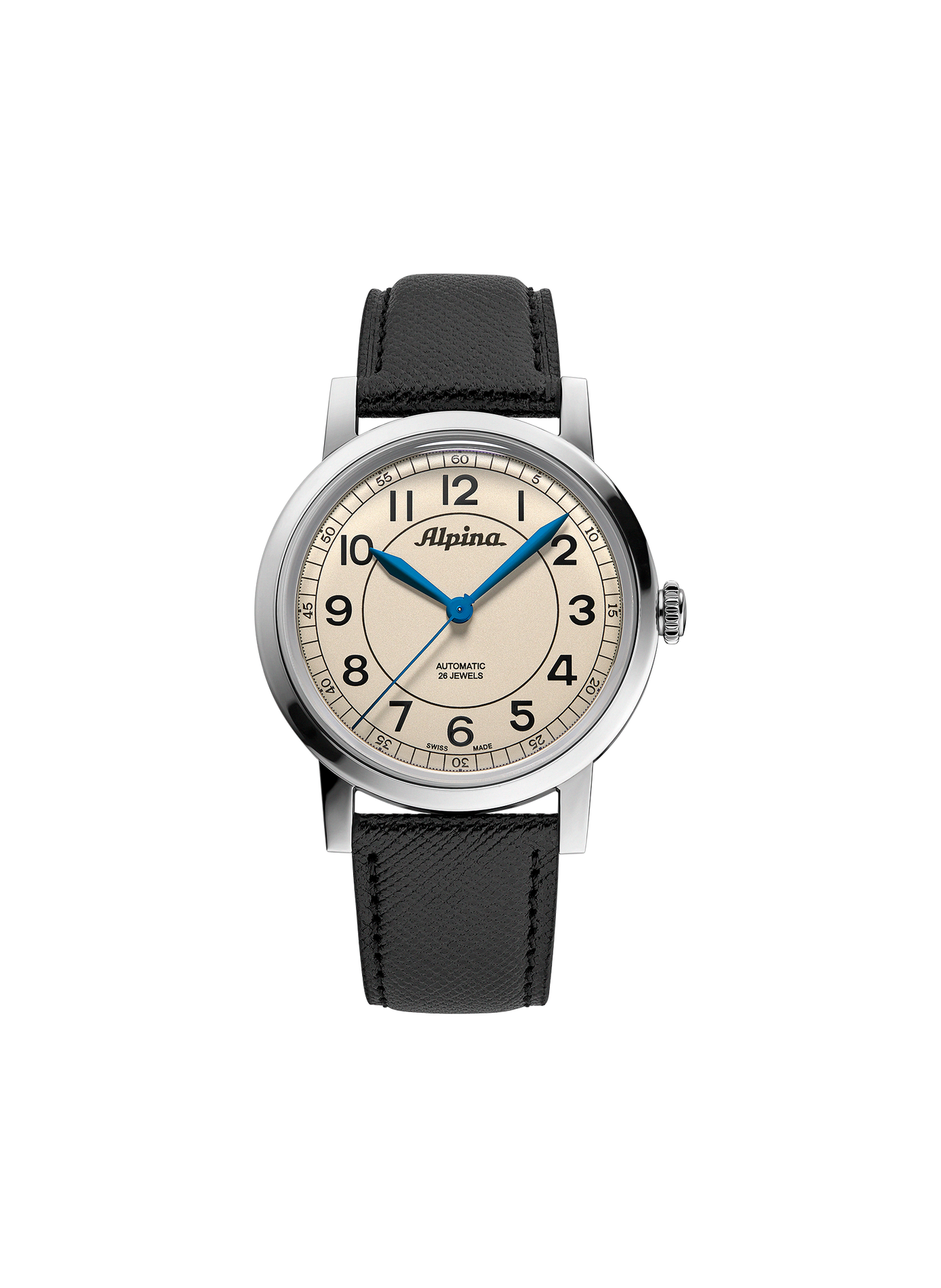Montre automatique Heritage Automatic en cuir de veau ALPINA Blanc