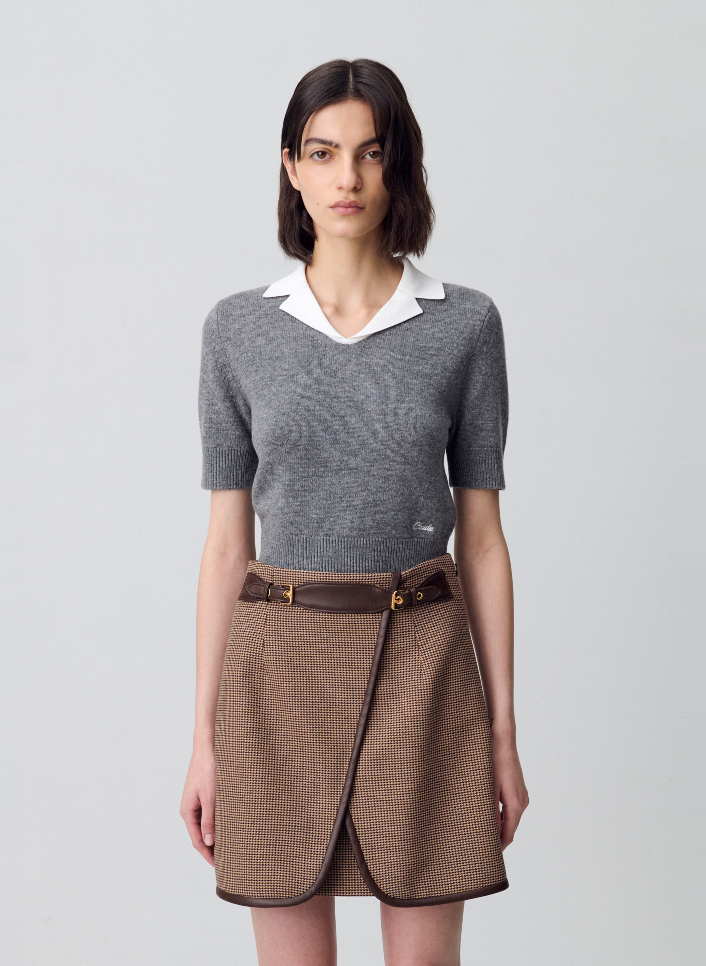 Jupe courte sila CLAUDIE PIERLOT Multicolore