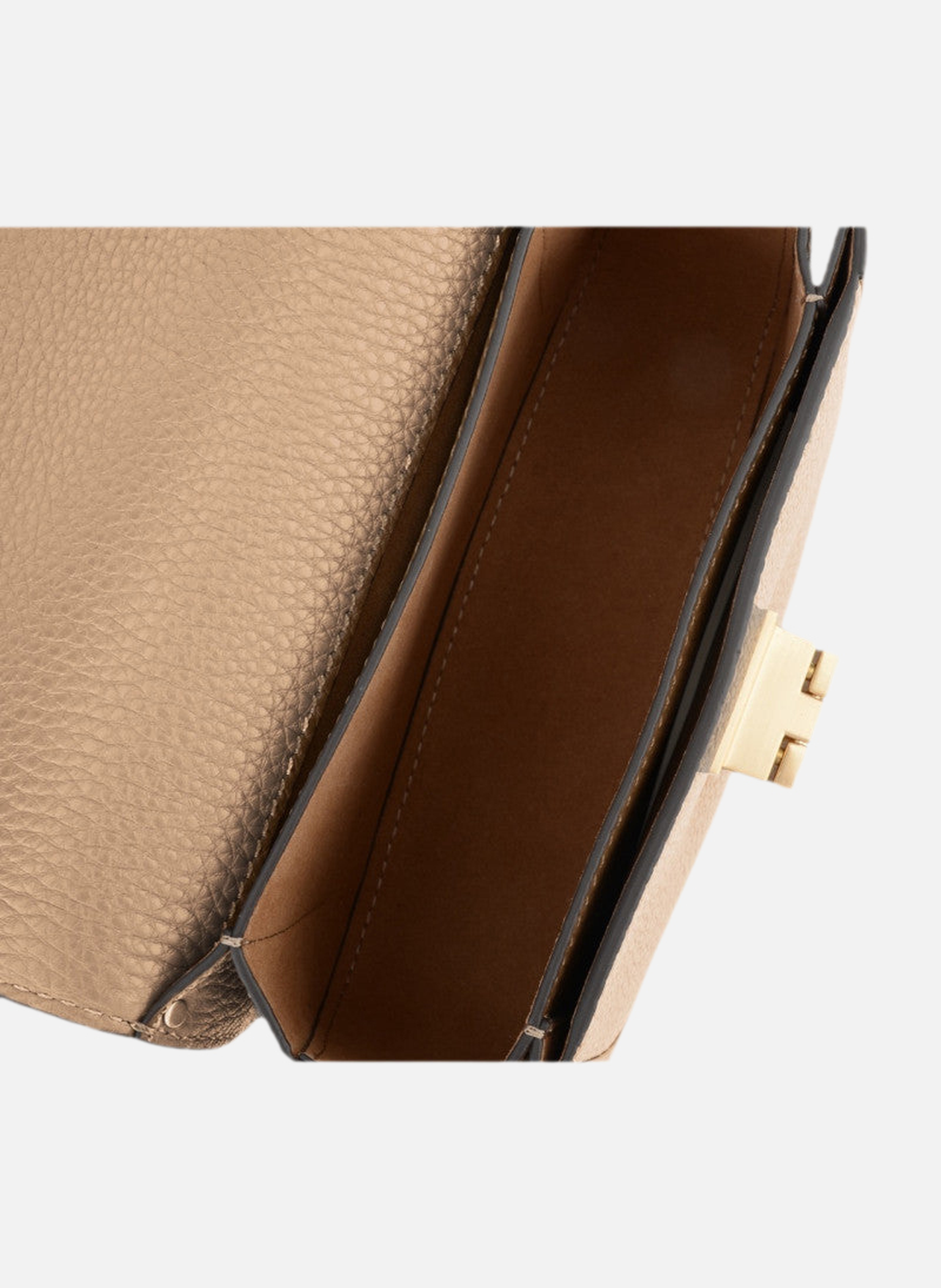 Auteuil | sac besace en cuir de vachette POURCHET Marron