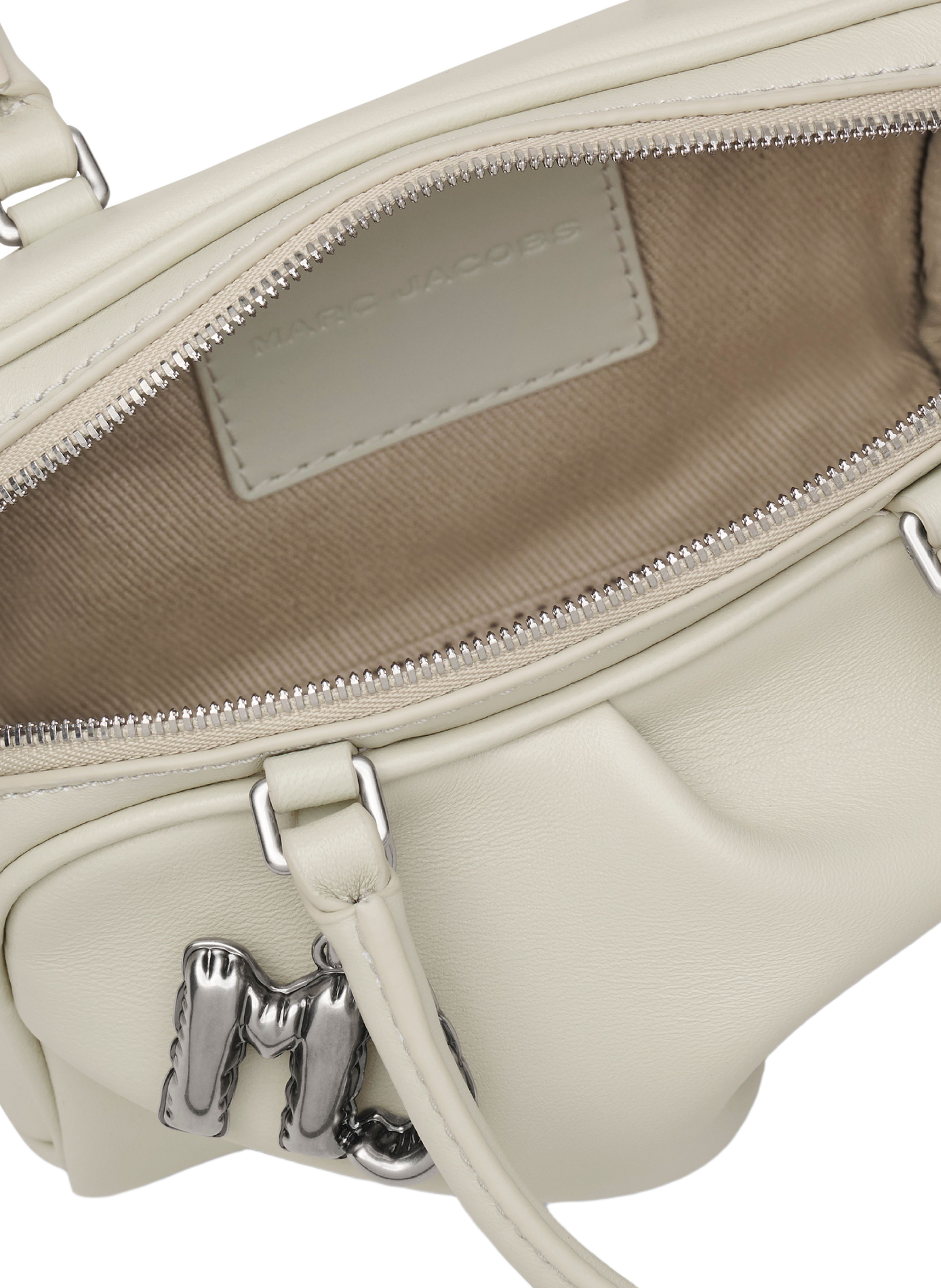 Sac bandoulière The Mini Wave en cuir MARC JACOBS Blanc