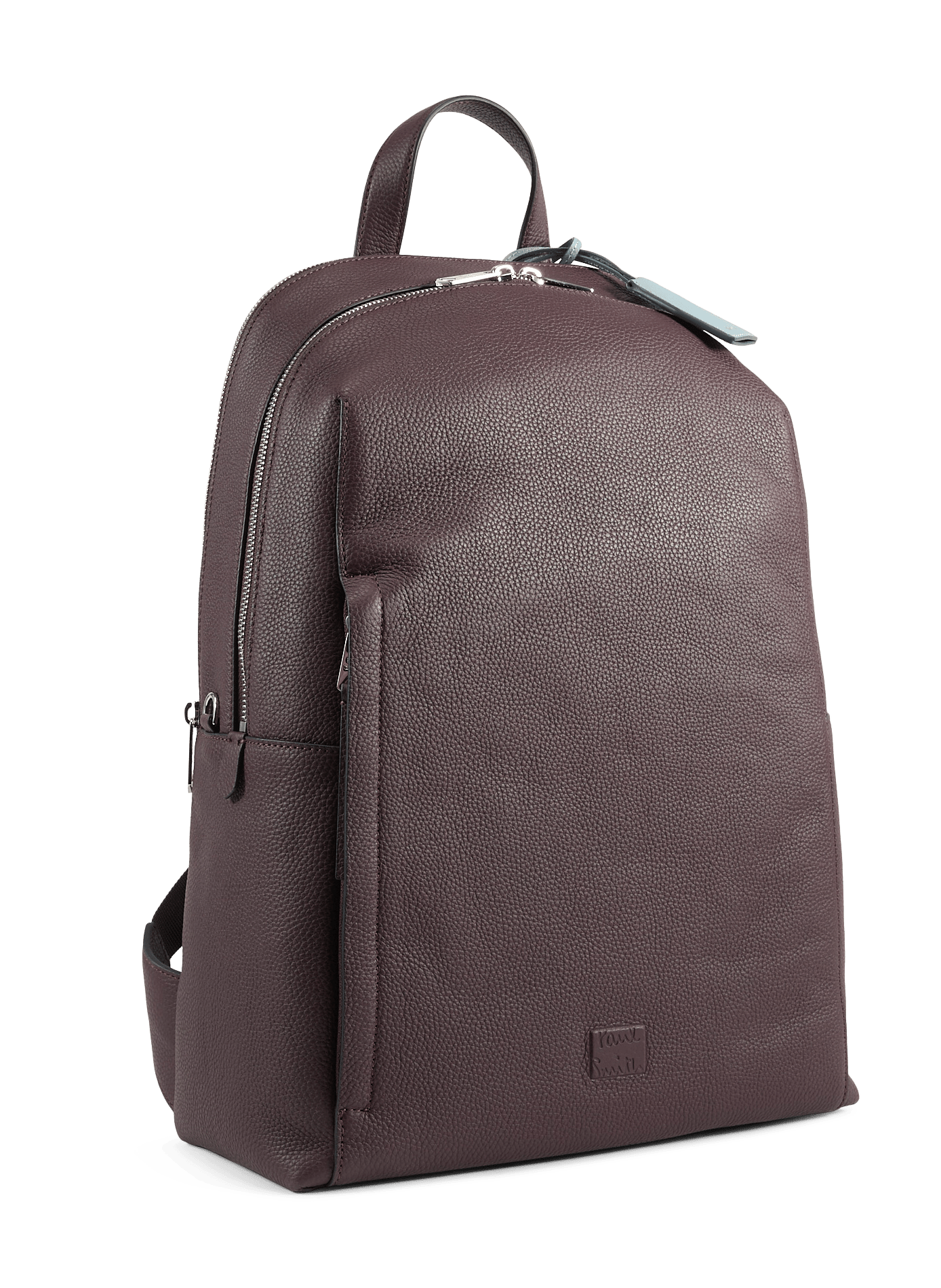 Rucksack aus genarbtem Leder PAUL SMITH Rot