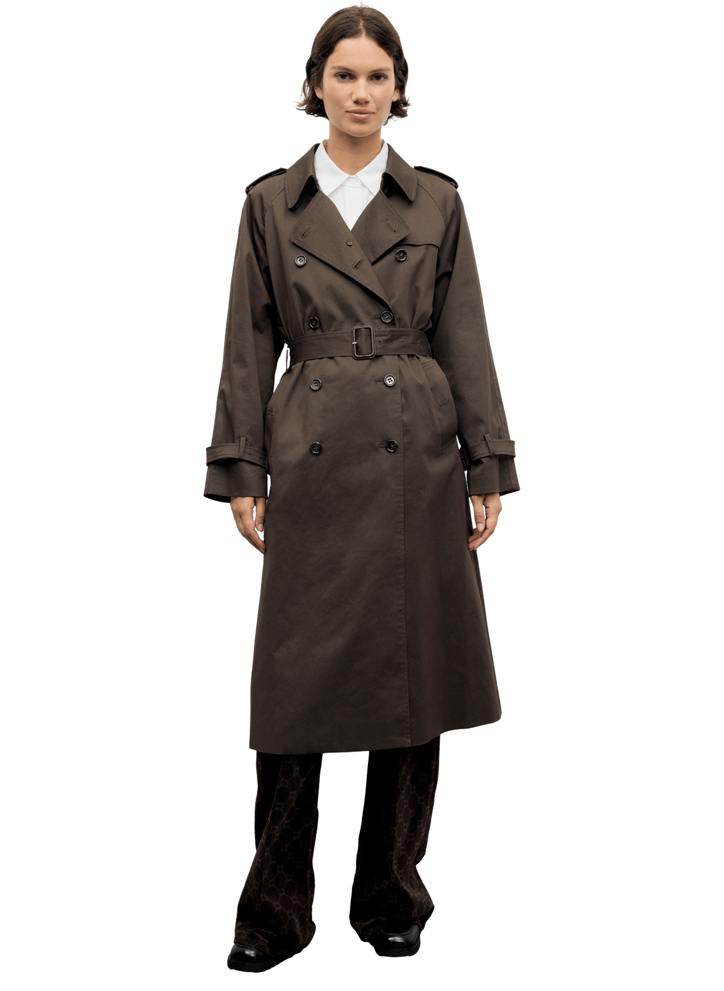 Trench long - serge GERARD DAREL Marron