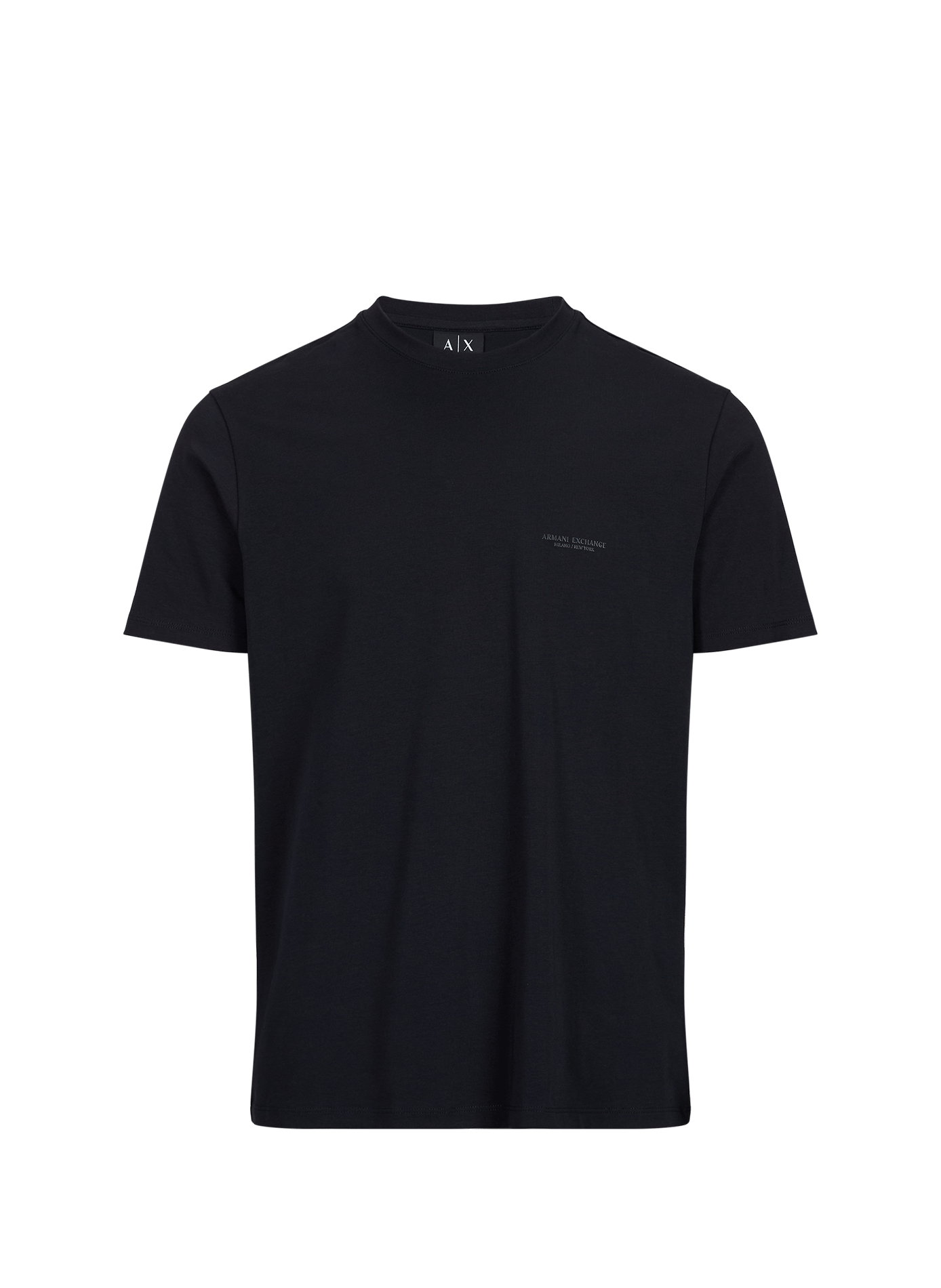 Baumwoll-T-Shirt ARMANI EXCHANGE Blau