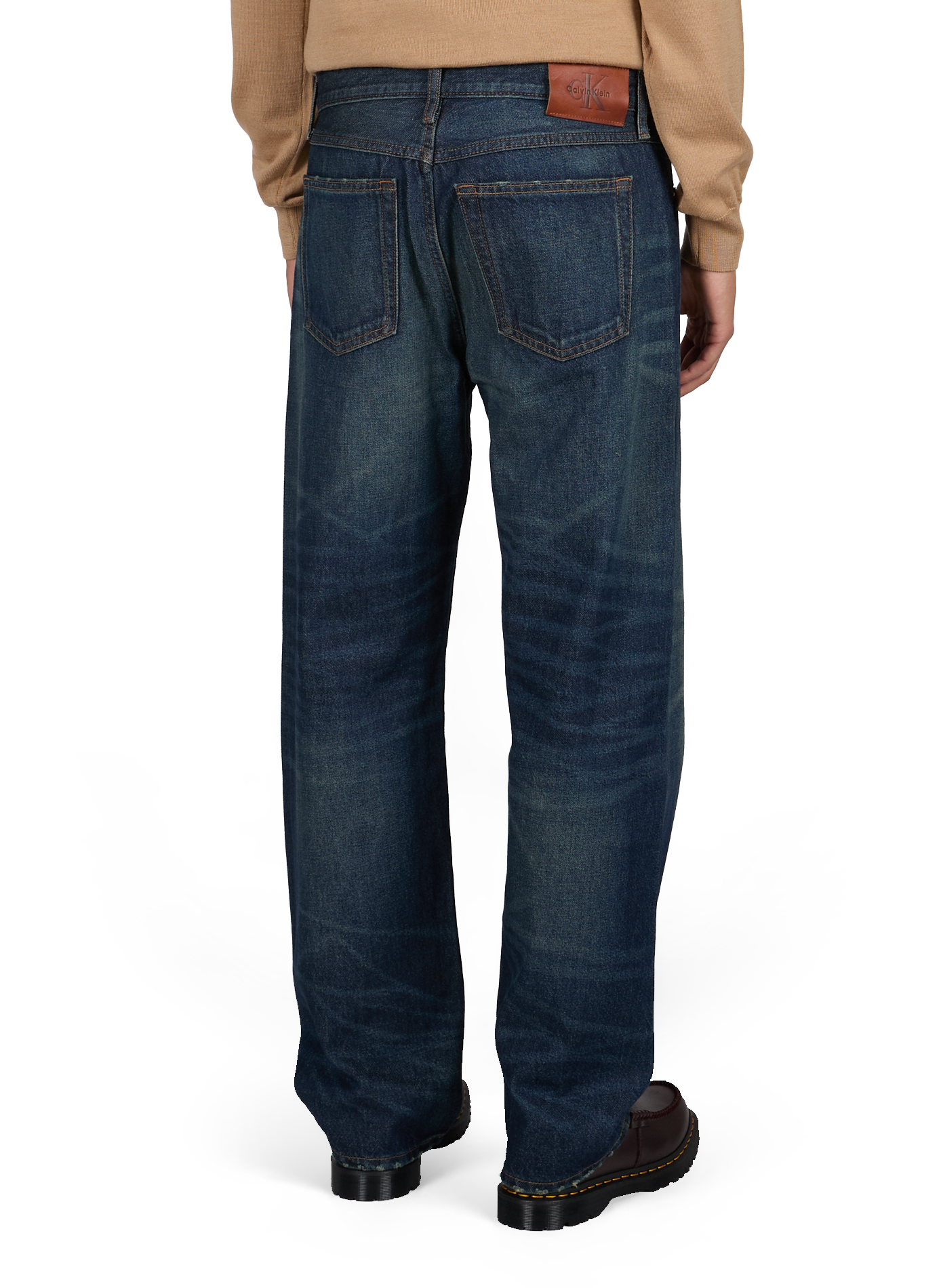 Plain cotton denim jeans CALVIN KLEIN Blue