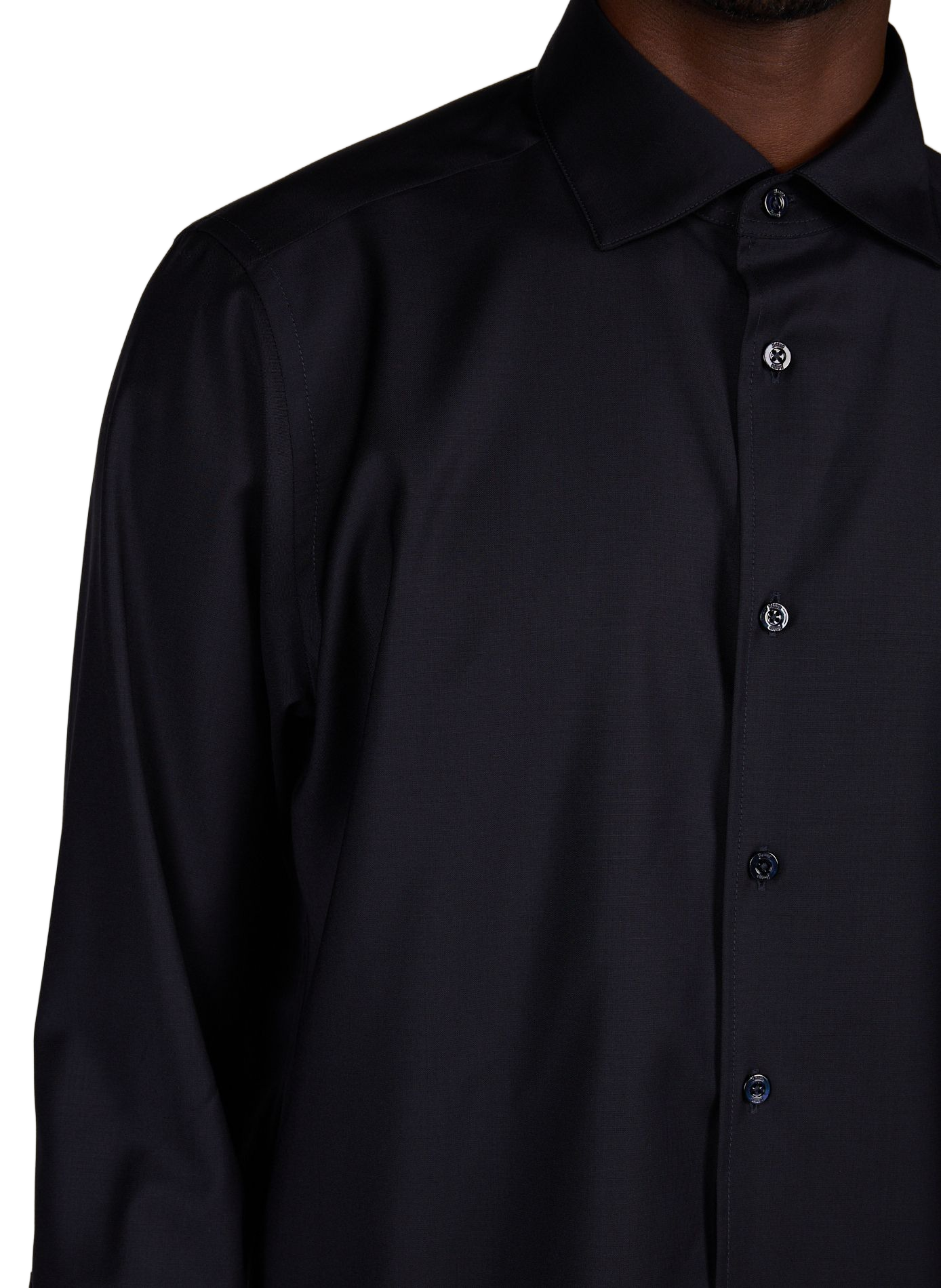 Wollmischhemd HERNO Blau
