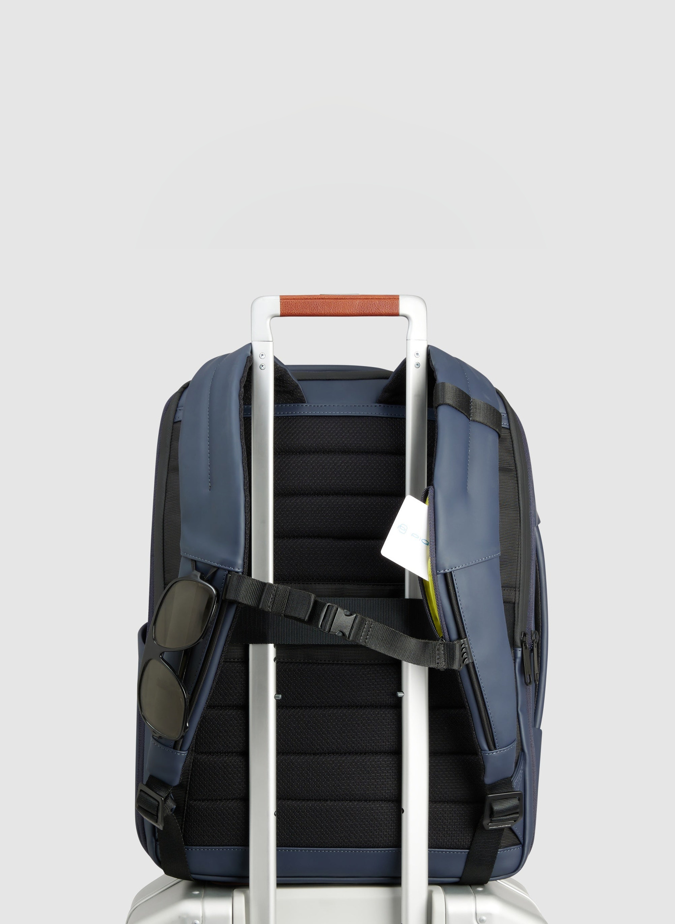 Sac à dos de voyage déperlant pour ordinateur PIQUADRO Bleu