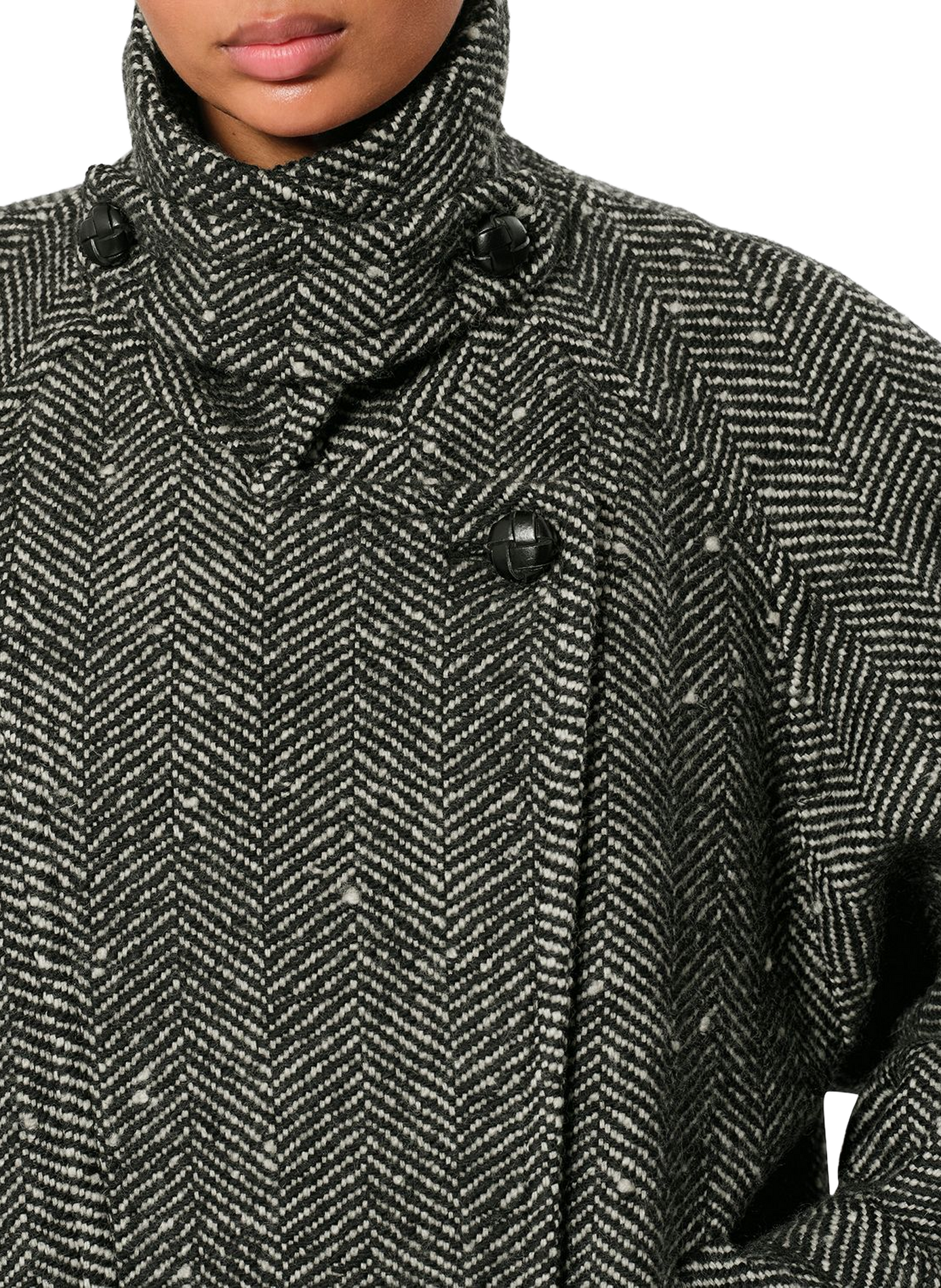 Elvane herringbone wool coat ISABEL MARANT Multicolour
