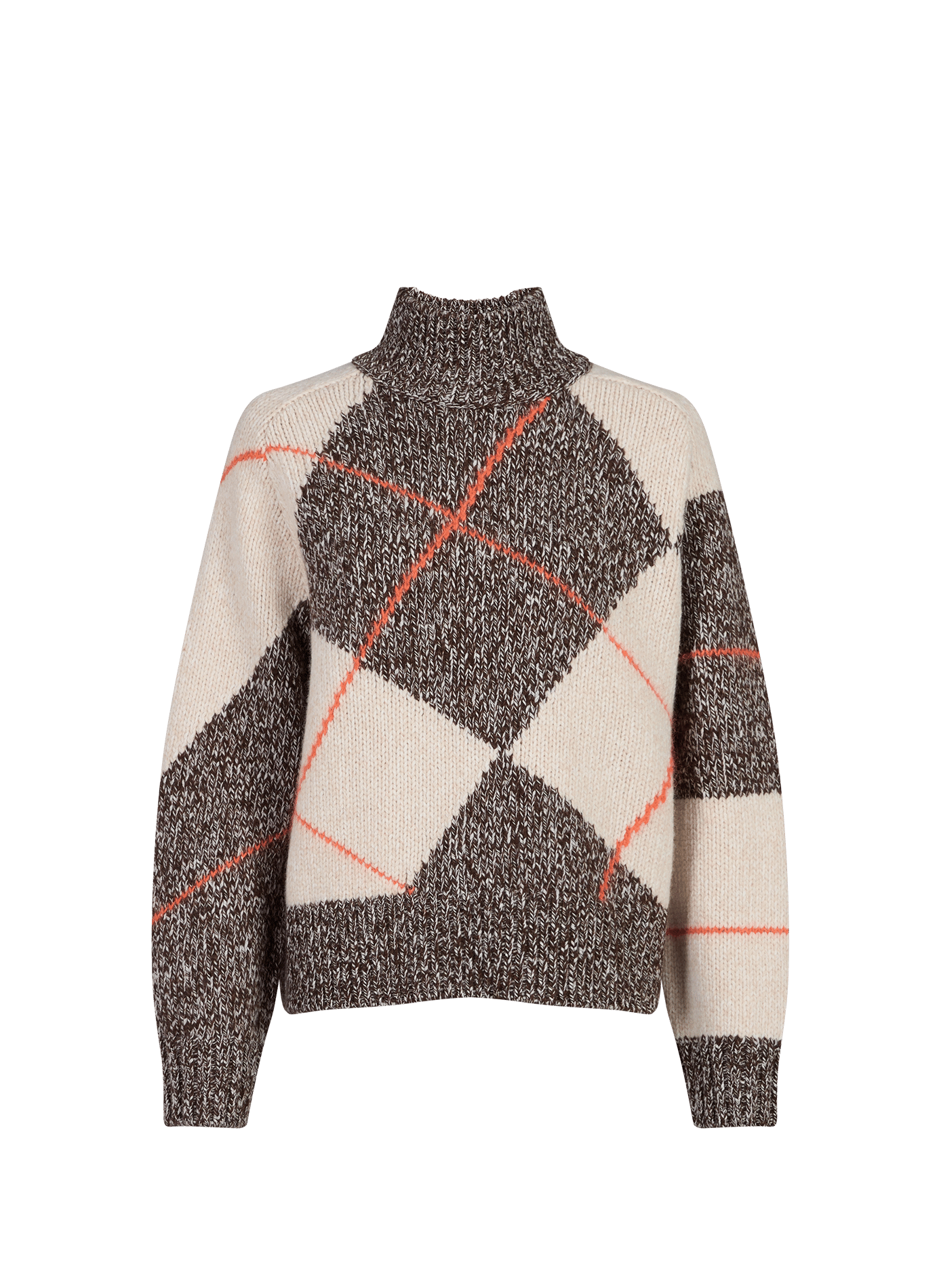 Pullover mit Stehkragen aus Wollmischung CLOSED Mehrfarbig