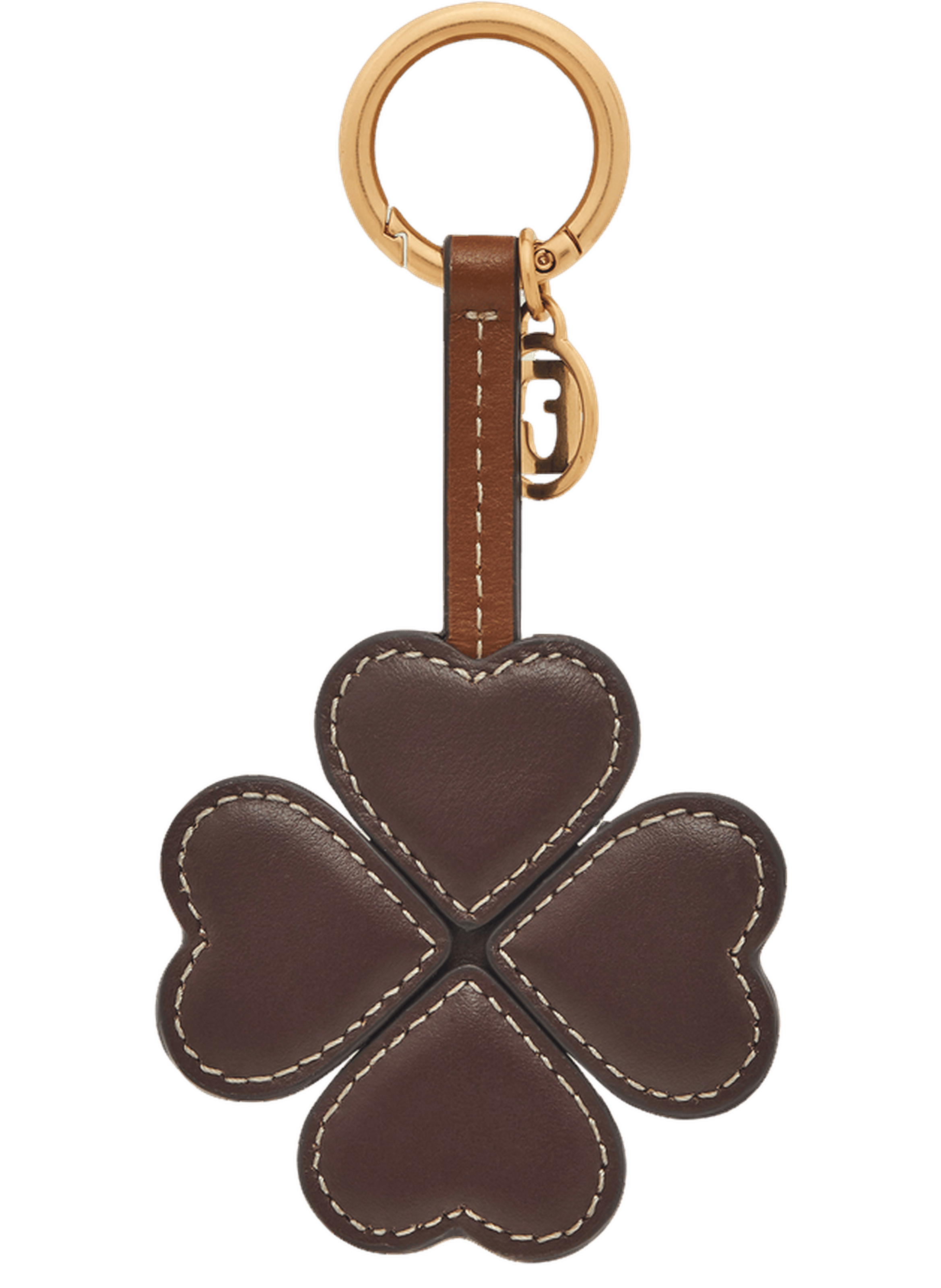 Charm en cuir – 4 feuilles gd GERARD DAREL Marron