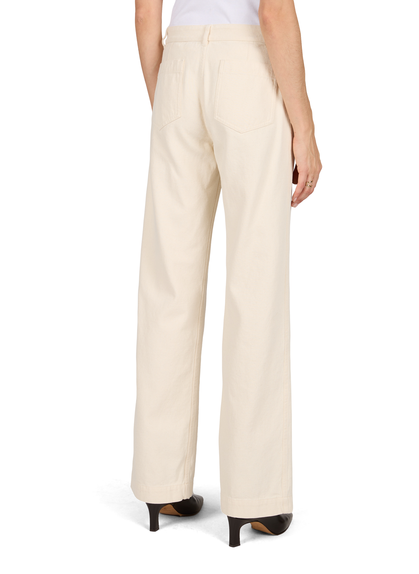 Straight-cut cotton jeans A.P.C. Beige