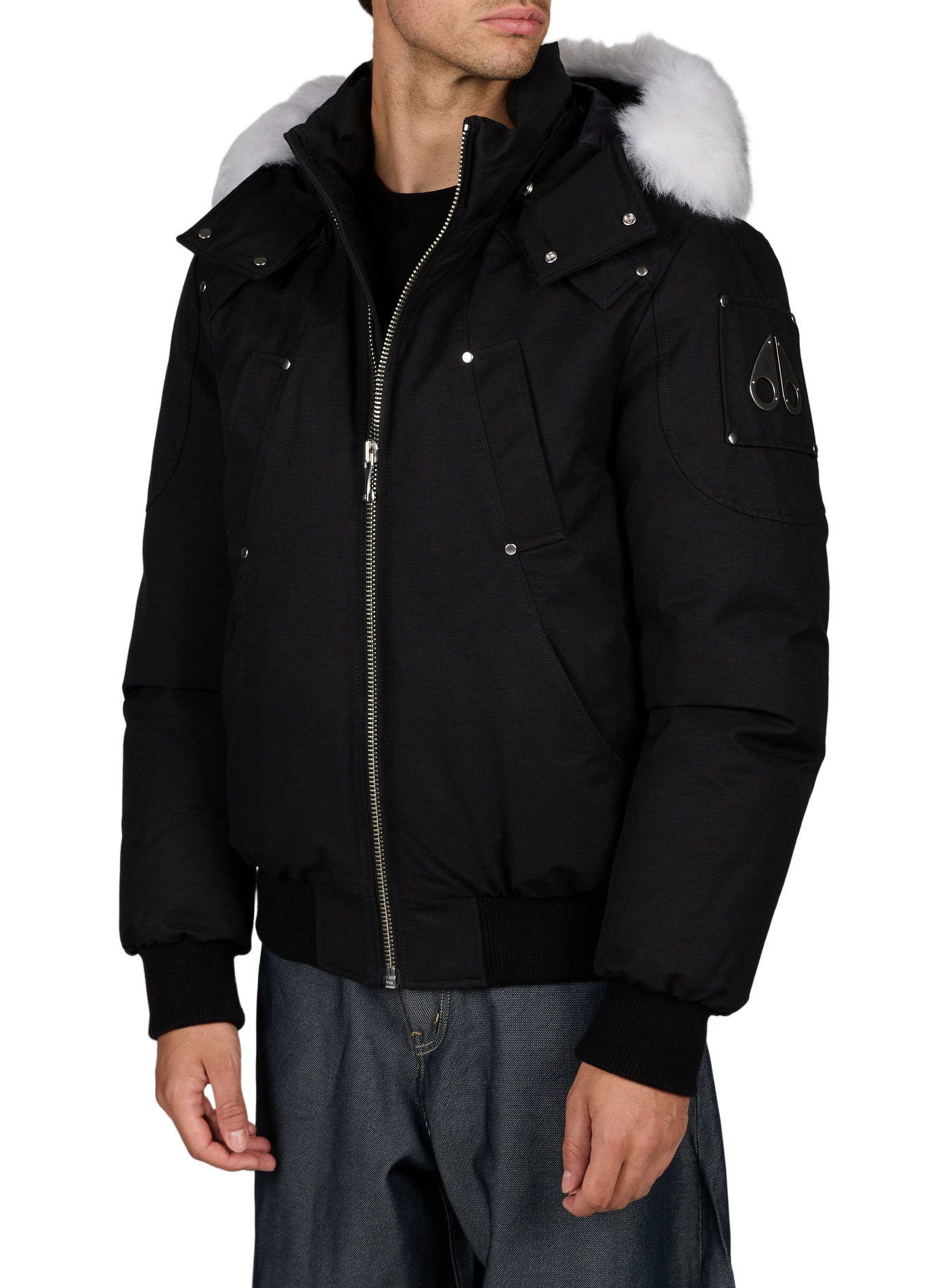 Straight hooded parka in Original Ballistic MOOSE KNUCKLES Beige