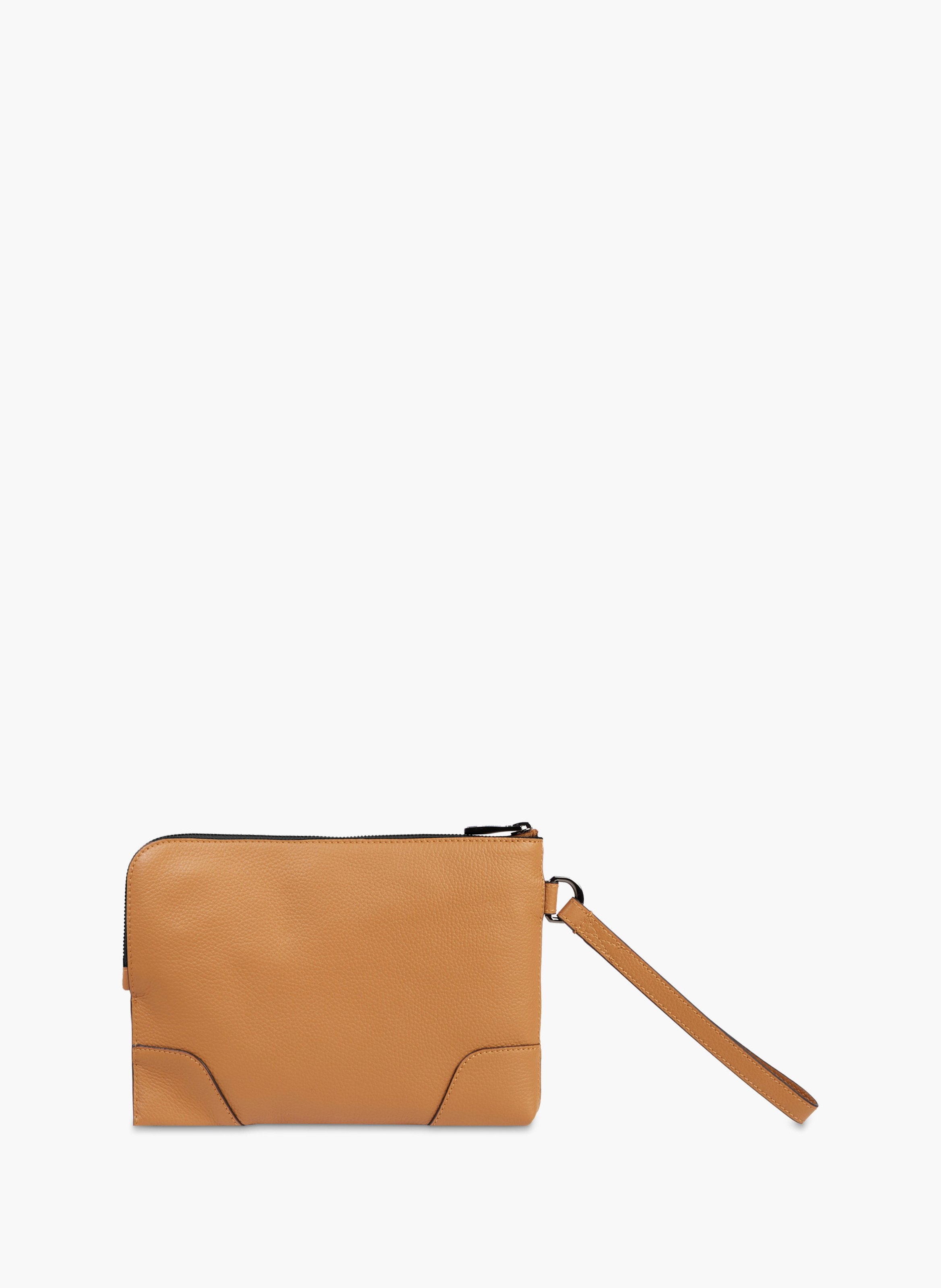 Pochette zippée s charlie de lancel en cuir LANCEL Marron