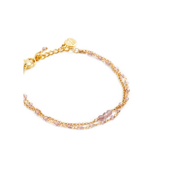 Bracelet chaîne et perles Isa