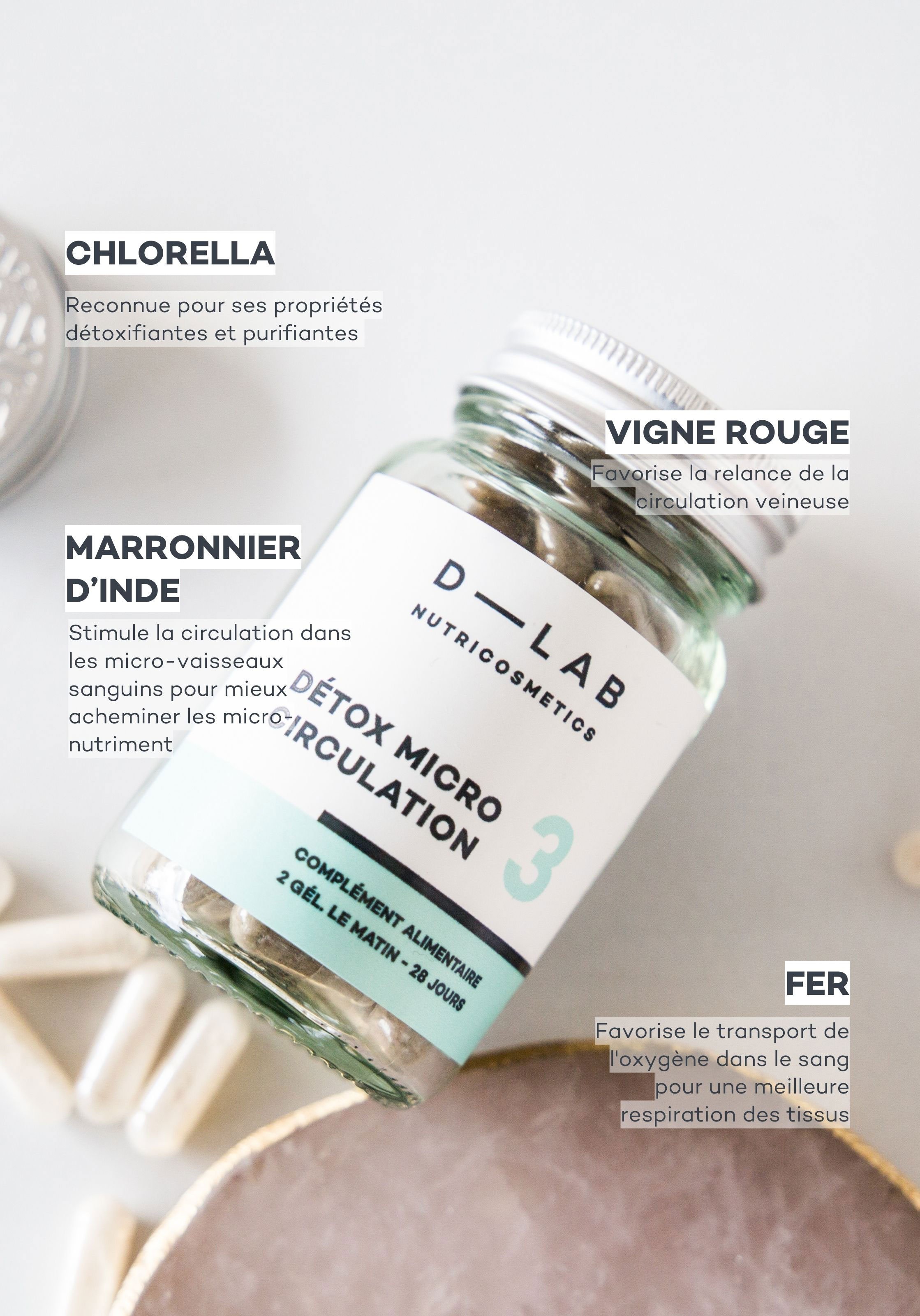 Microcirculation Detox D-LAB NUTRICOSMETICS No color