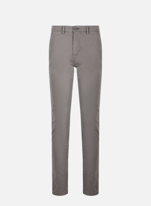 Pantalon droit en coton  GreyNAPAPIJRI 