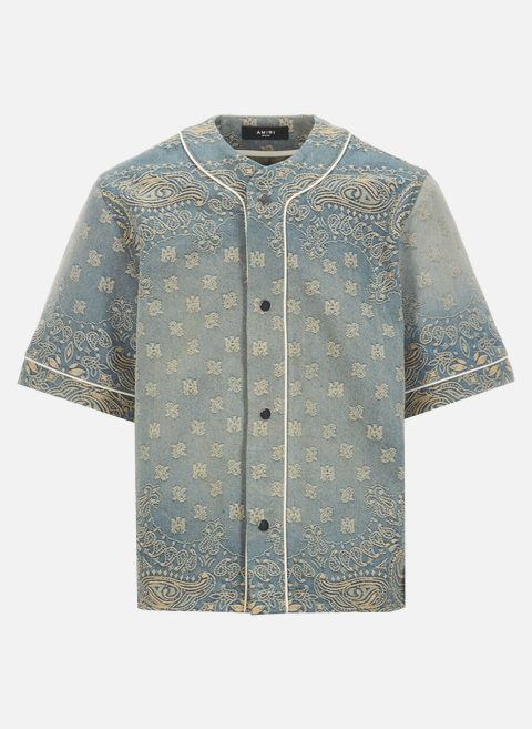 Denim shirt with embroidery BlueAMIRI 