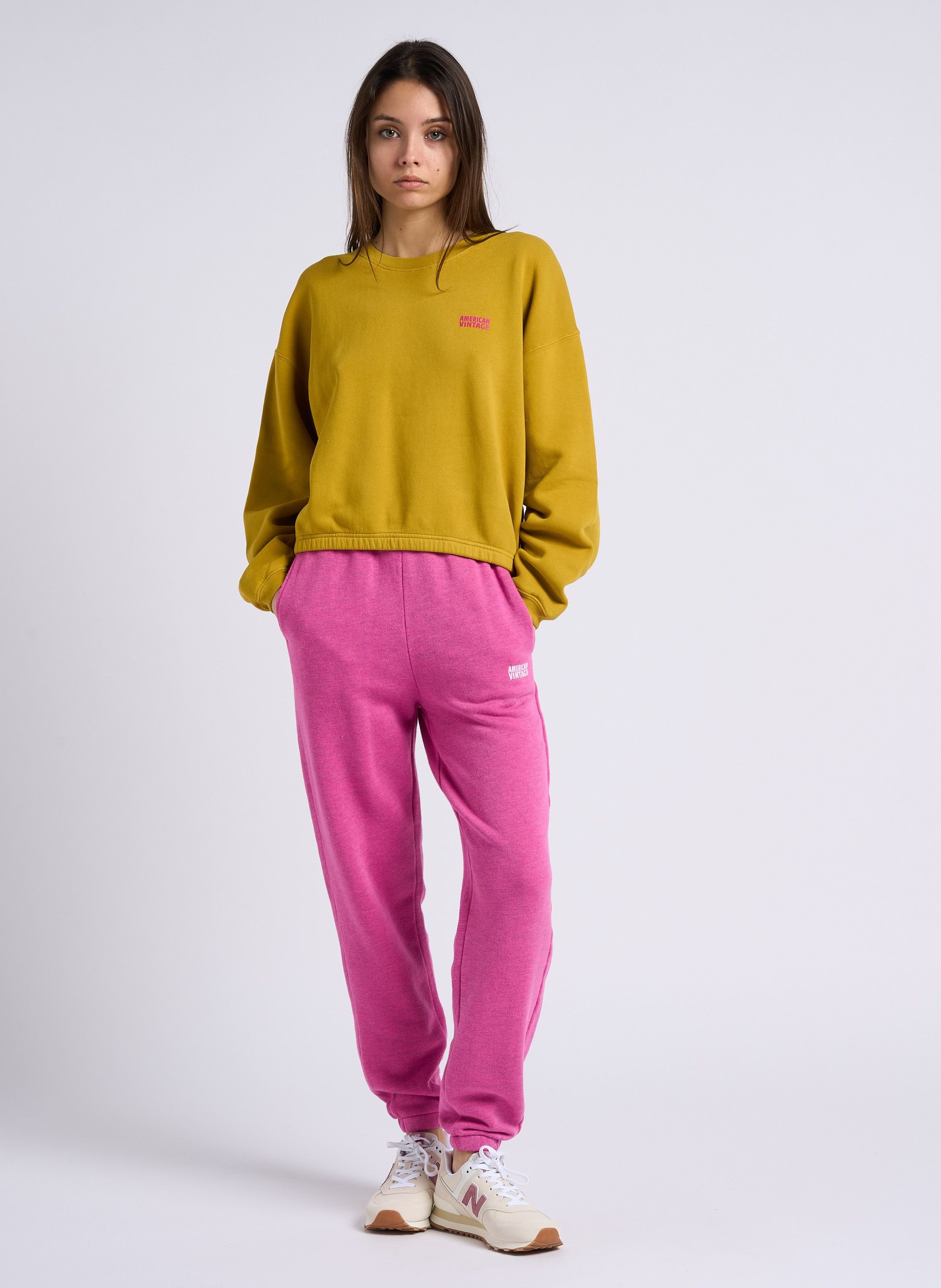 T-shirt Col Rond En éponge - Vert - - 5.00