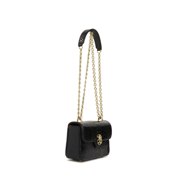 Claris Virot Mini Ava Leather Bag In Black