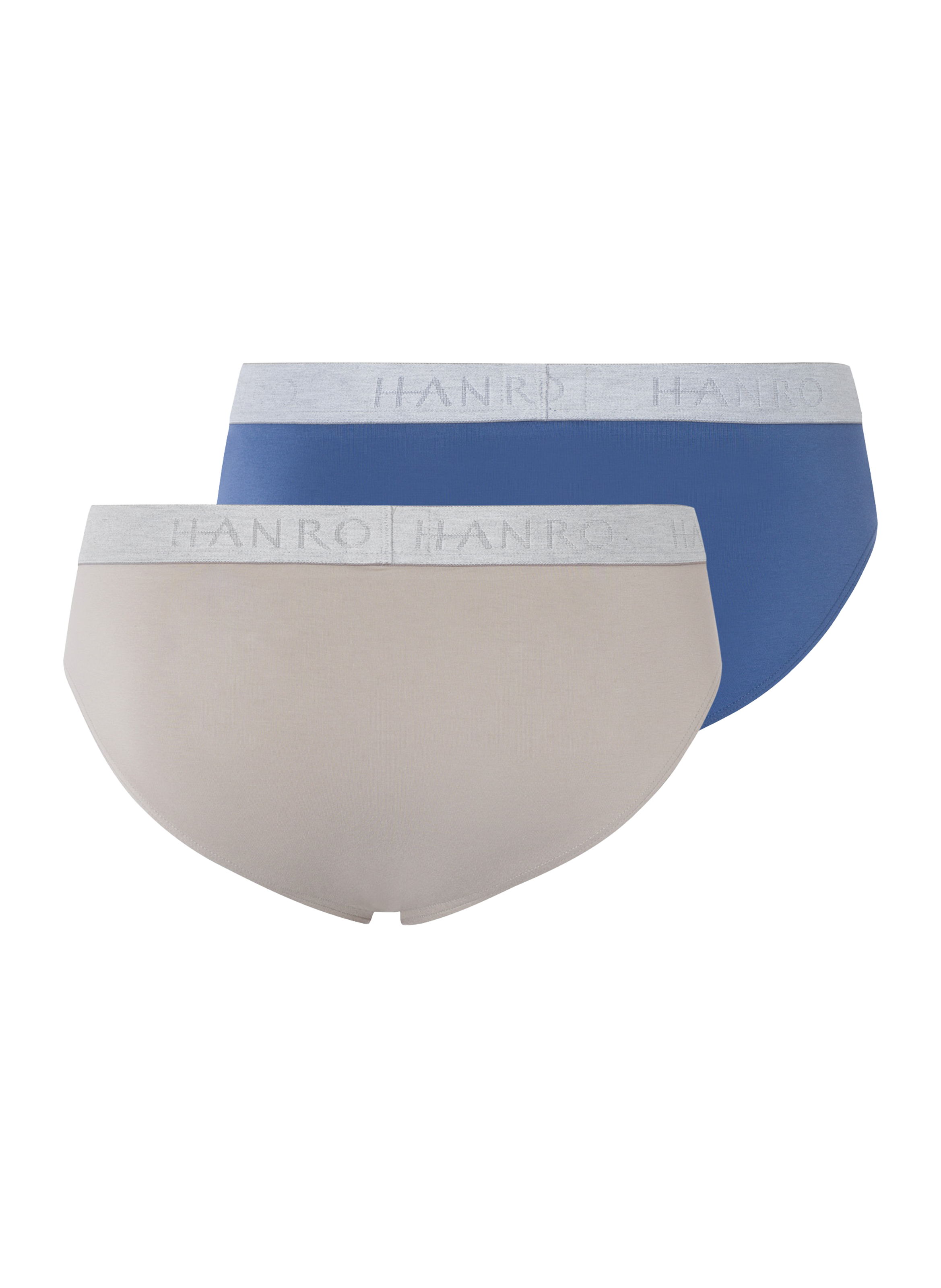 LOT DE 2 SLIPS EN COTON HANRO pour HOMME