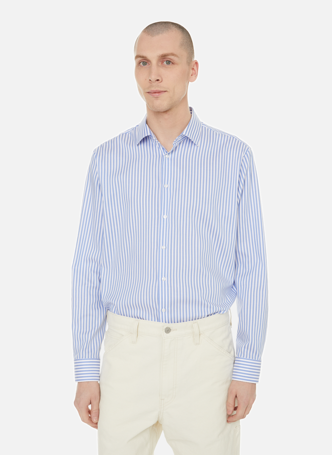 Slim-fit striped cotton shirt SEIDENSTICKER