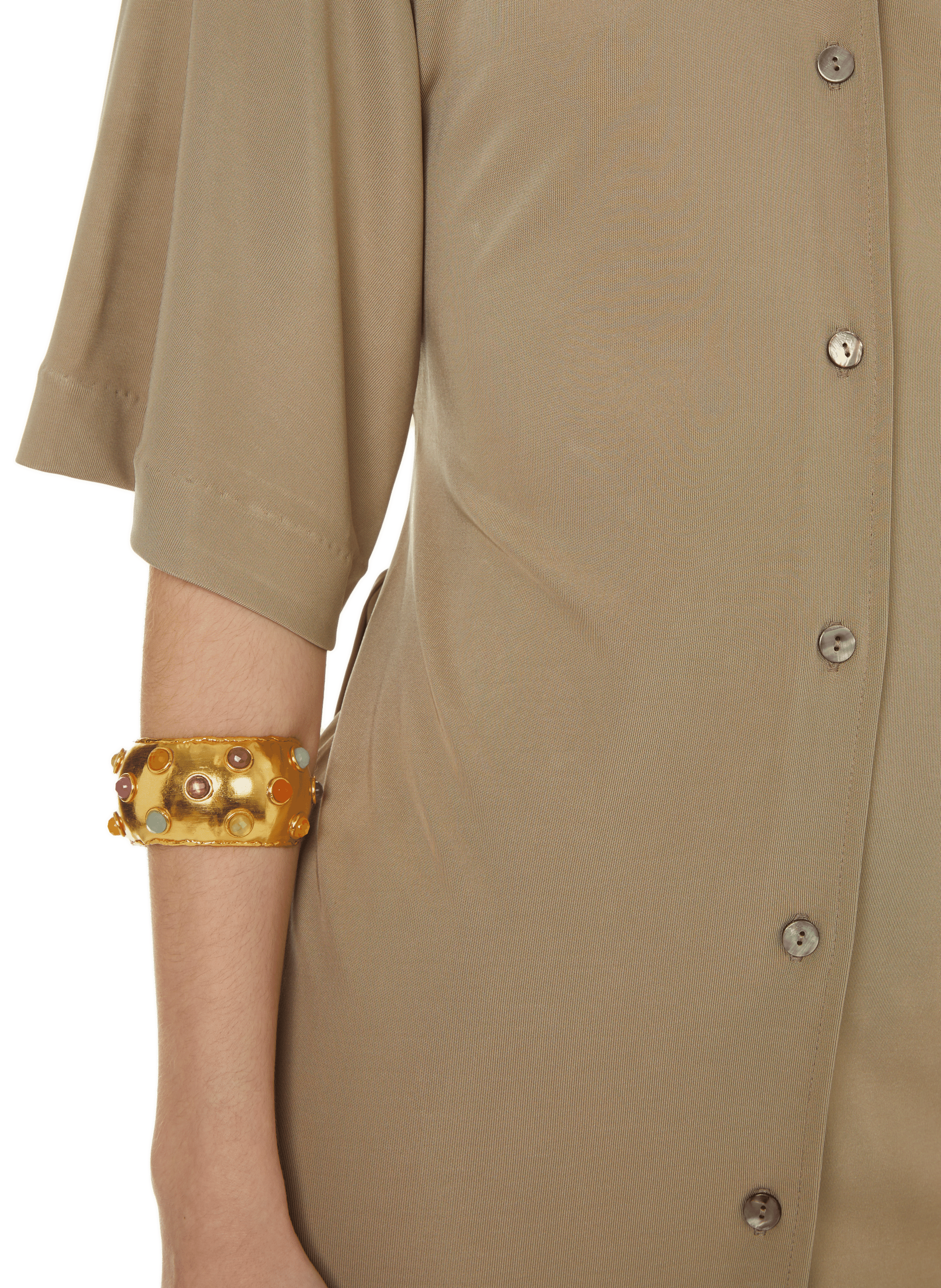 Robe longue dos nu BITE STUDIOS Vert