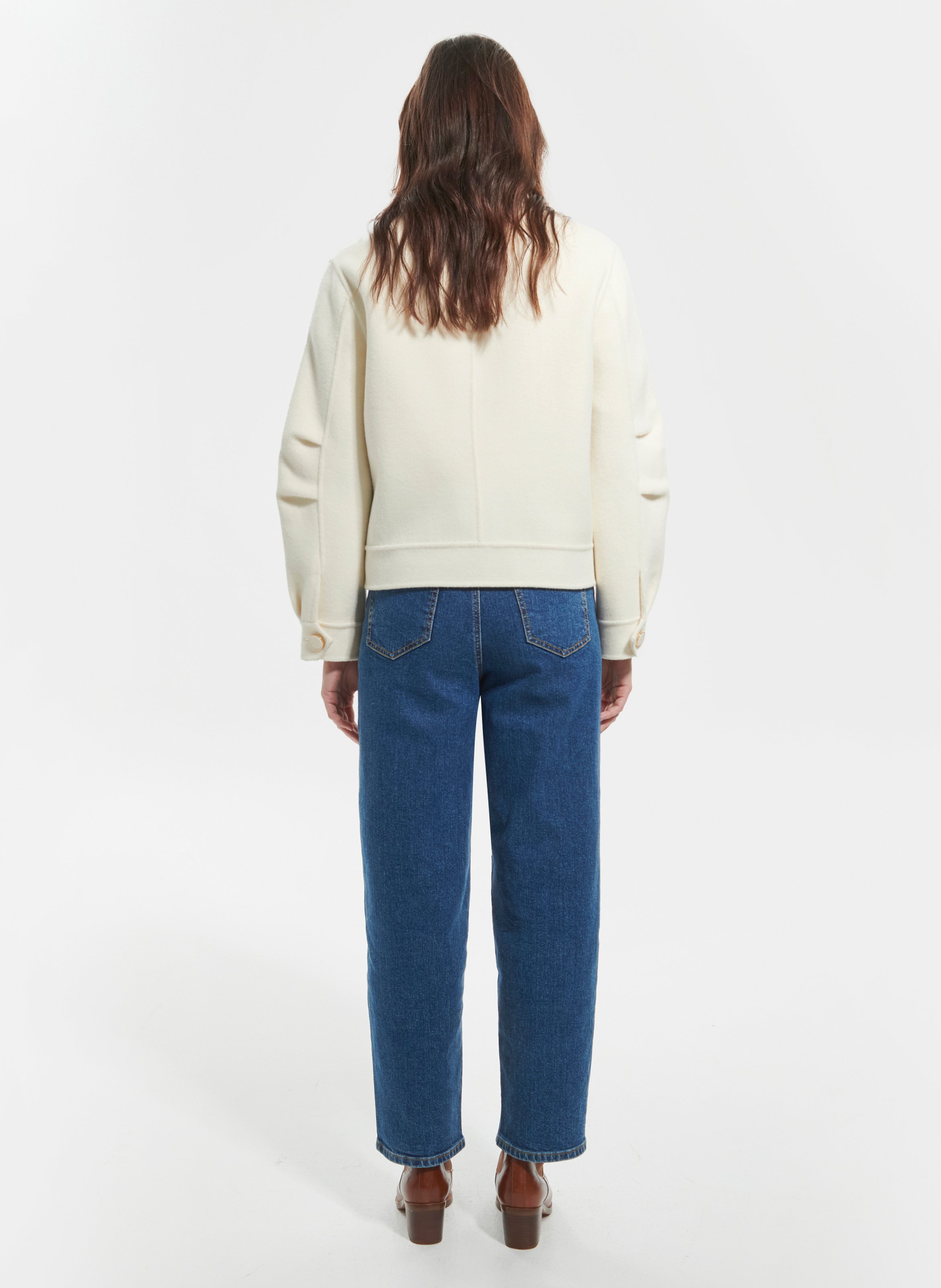 Manteau  majorque ZAPA Blanc