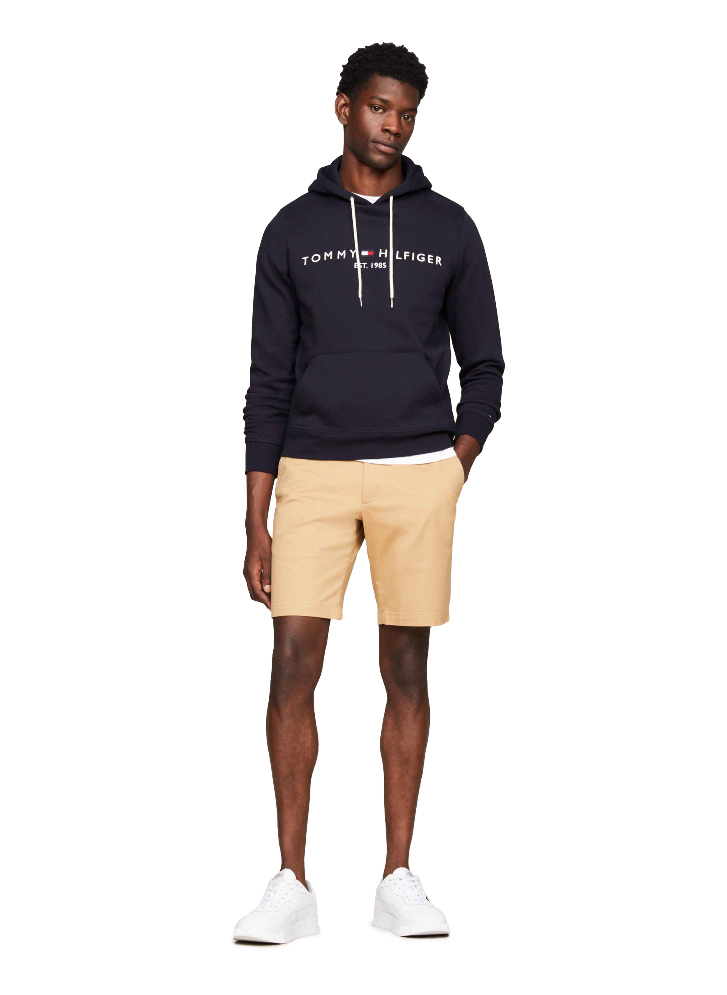 Organic cotton hoodie TOMMY HILFIGER Blue