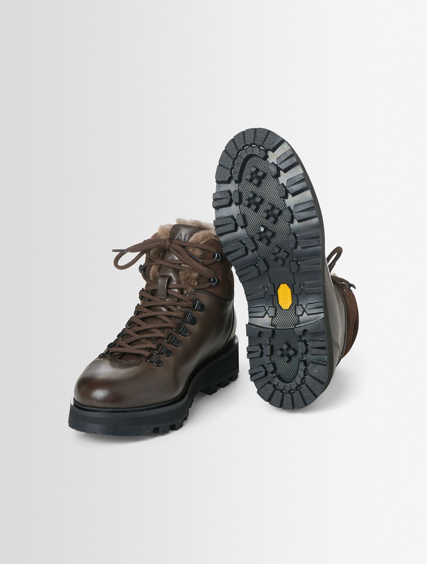 Chaussures de montagne classic boot w cuir FUSALP Beige