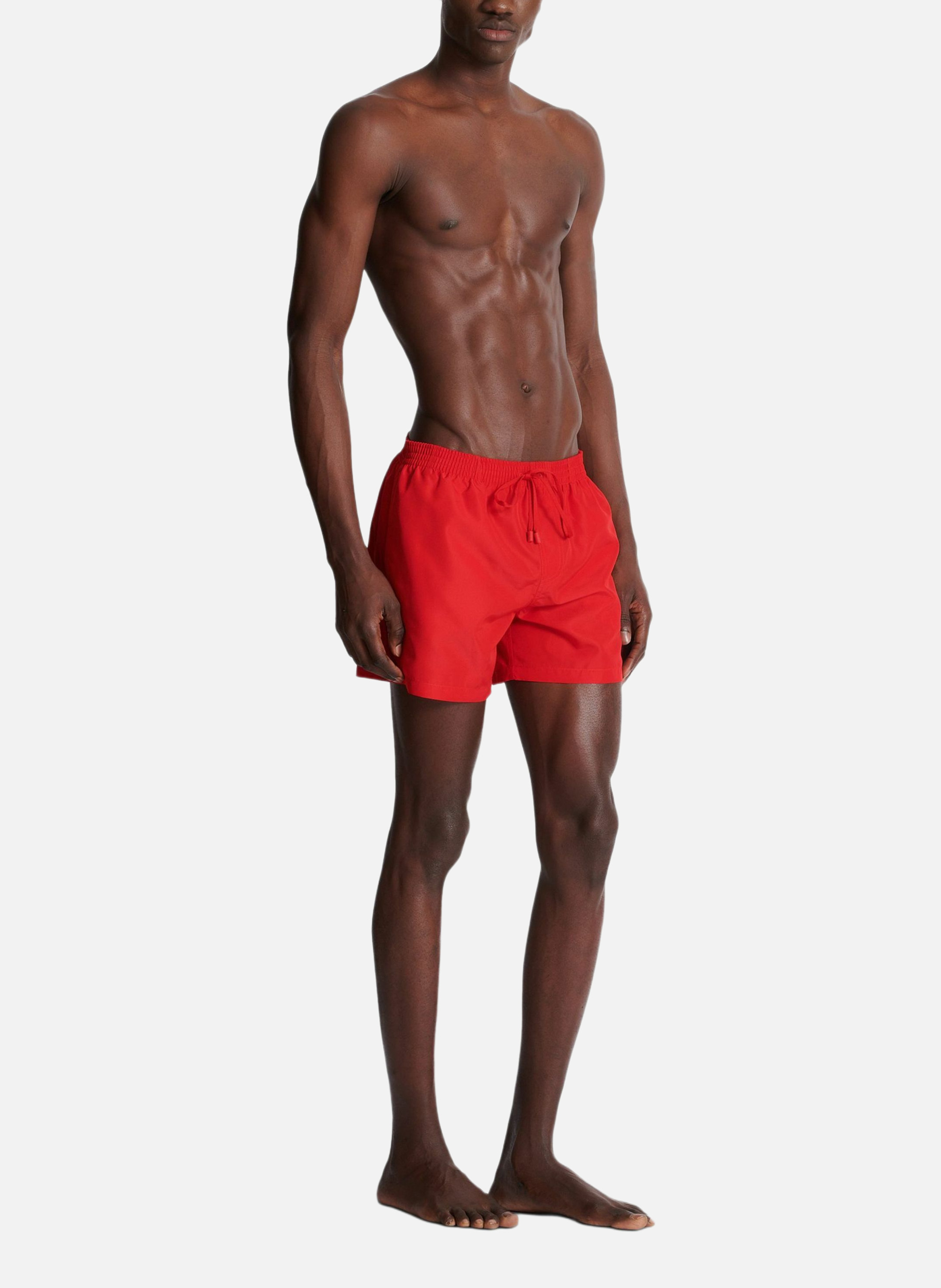 Short de bain brodé balmain paris BALMAIN Rouge