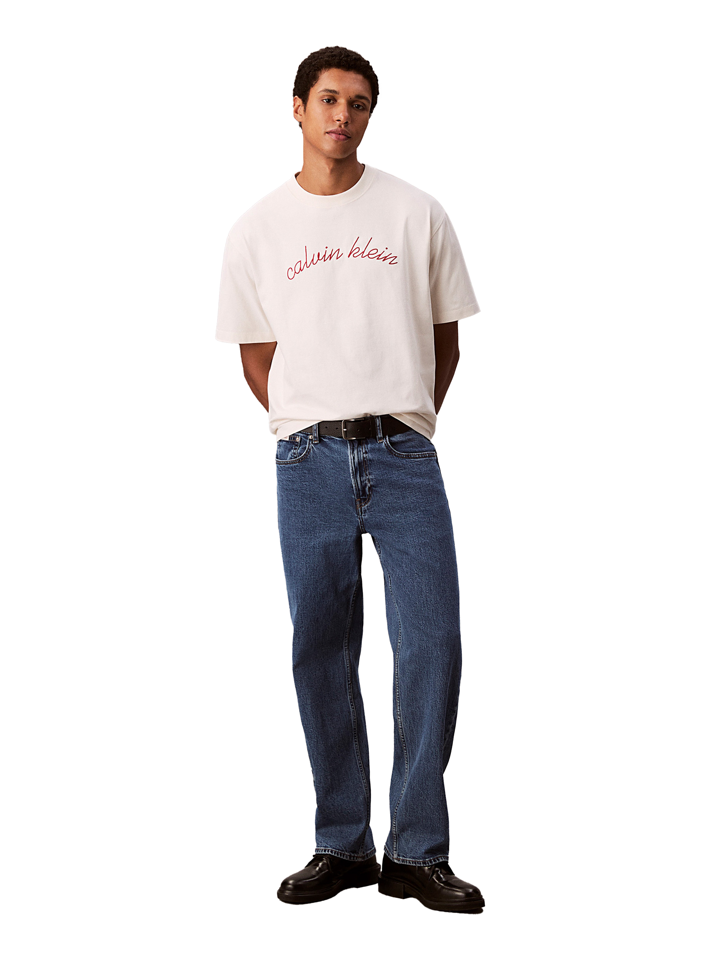 Cotton Logo T-shirt CALVIN KLEIN White