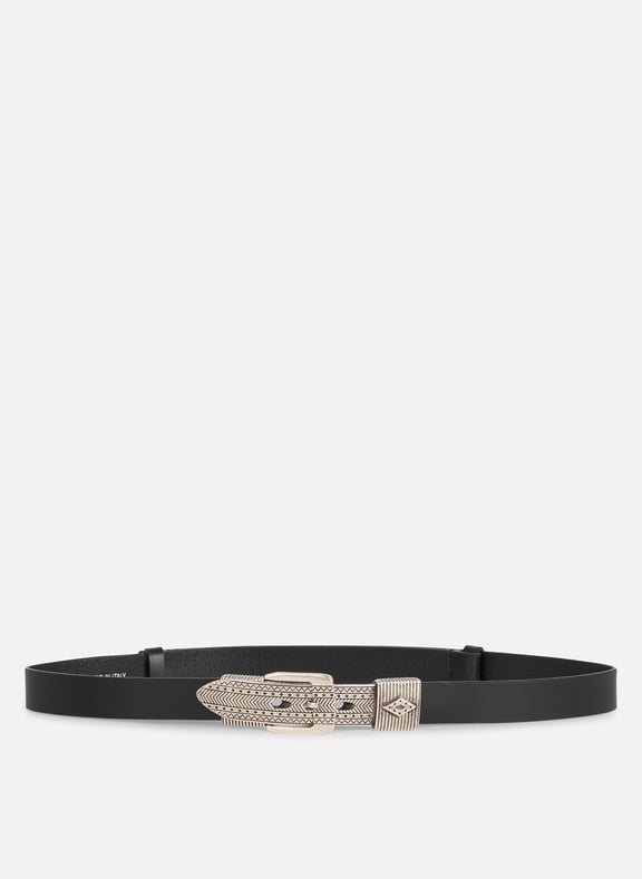 Ceinture en cuir baya Noir by BA&SH BA&SH Ceinture en cuir baya Noir