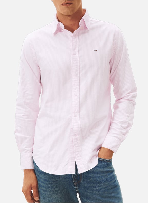 Chemise rayée en coton Multicolore by TOMMY HILFIGER TOMMY HILFIGER Chemise rayée en coton Multicolore
