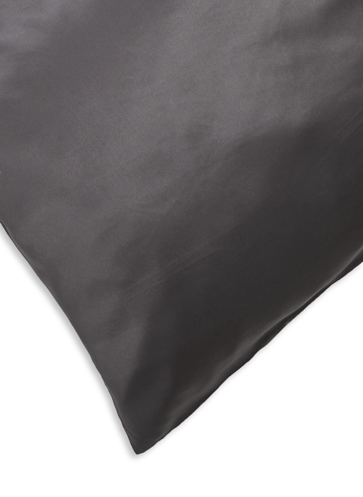 Taie d'oreiller en soie de mûrier AU PRINTEMPS PARIS Gris