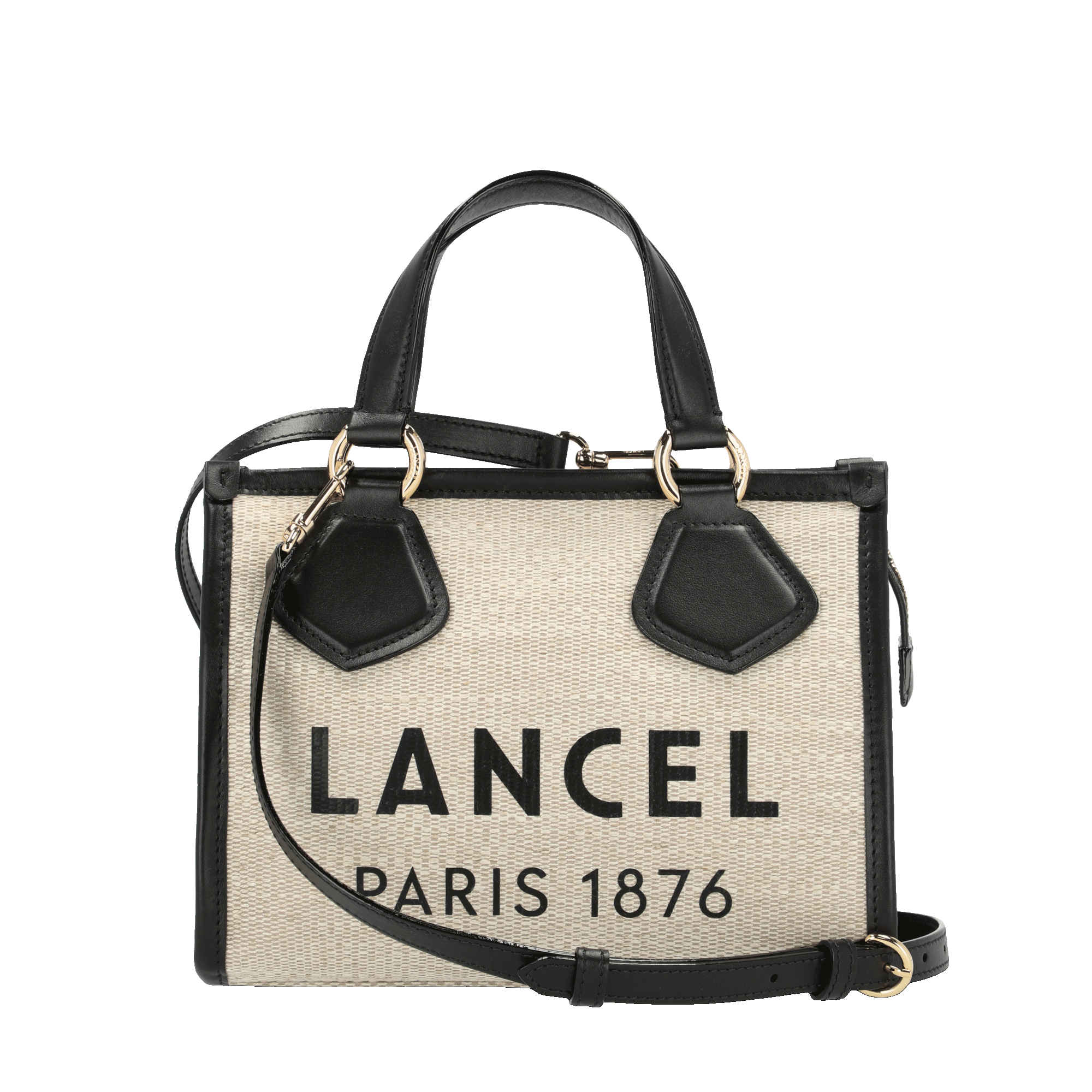 Cabas zippé s - summer tote LANCEL Noir