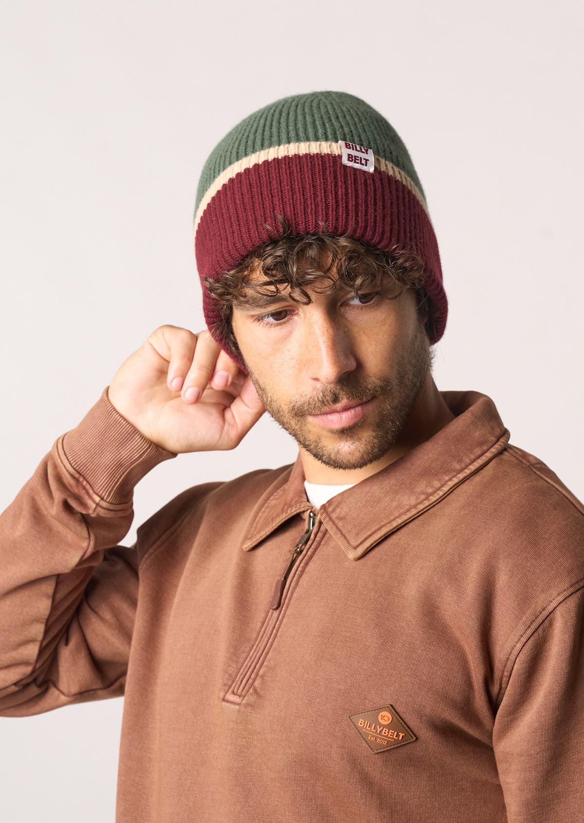 Bonnet en laine BILLYBELT Vert