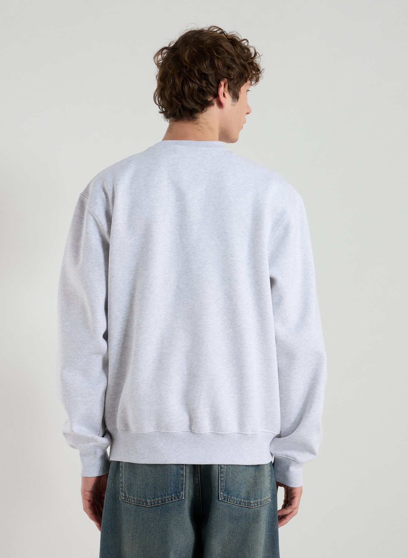 Oversized logo sweatshirt CARHARTT WIP Grey