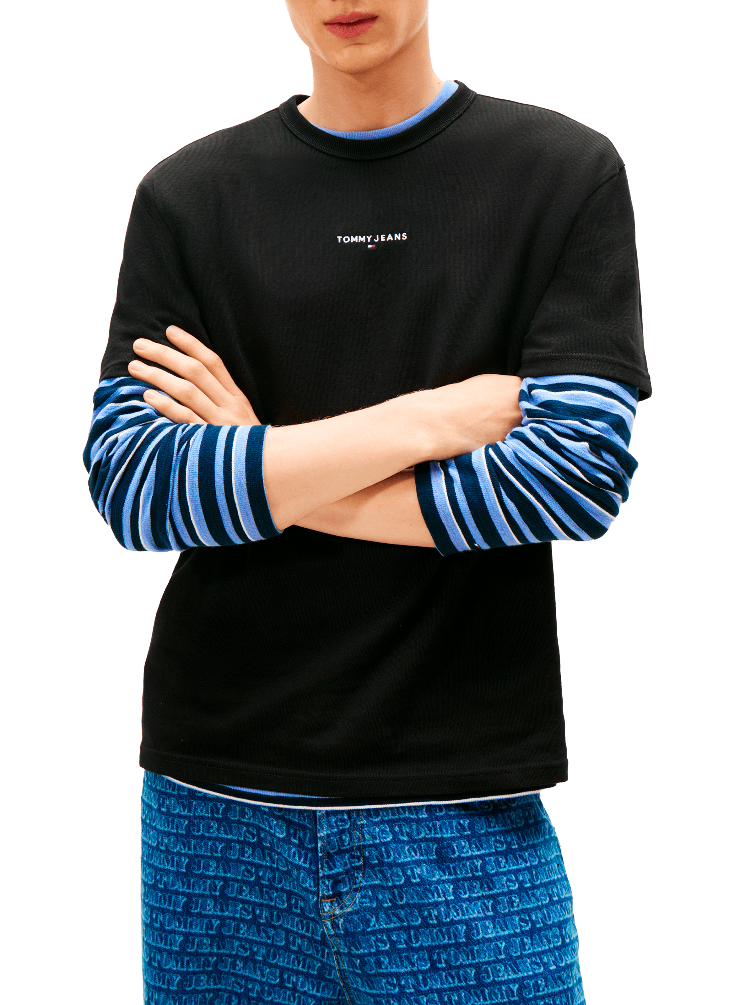 TOMMY HILFIGER T-shirt à logo Noir