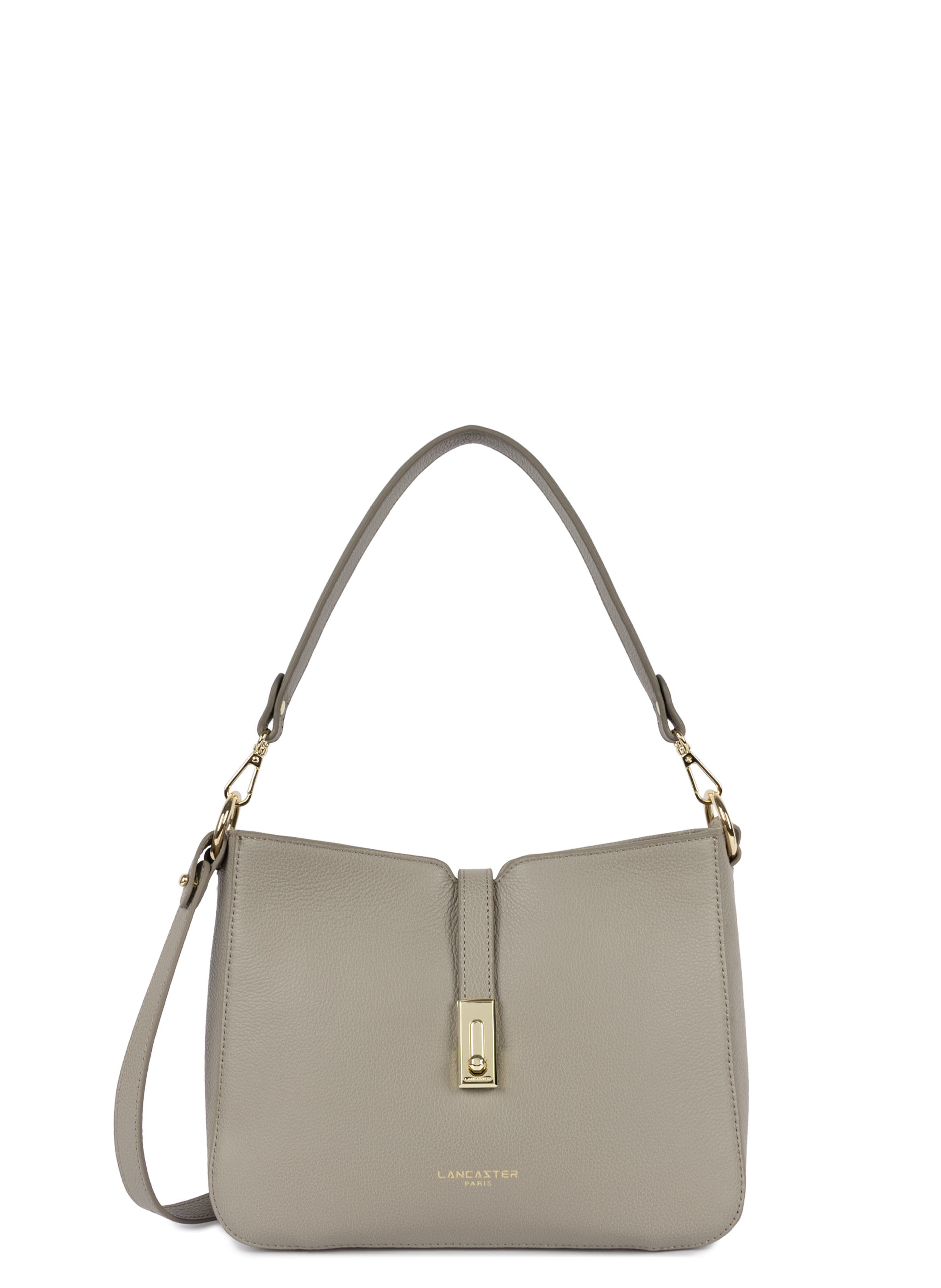 LANCASTER Grand sac besace - milano horizon Gris