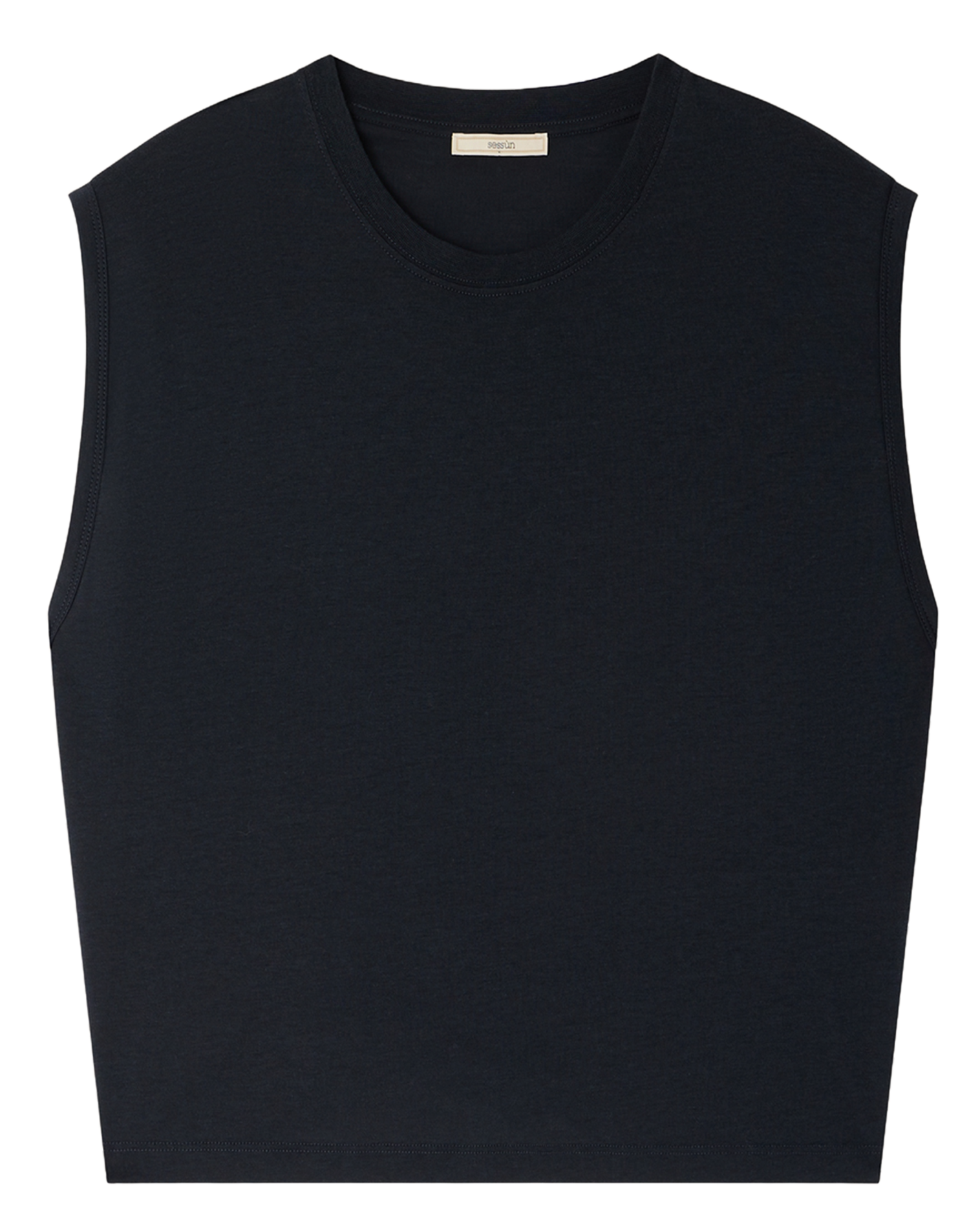 Tee-shirt ample col rond à épaulettes dee SESSUN Gris