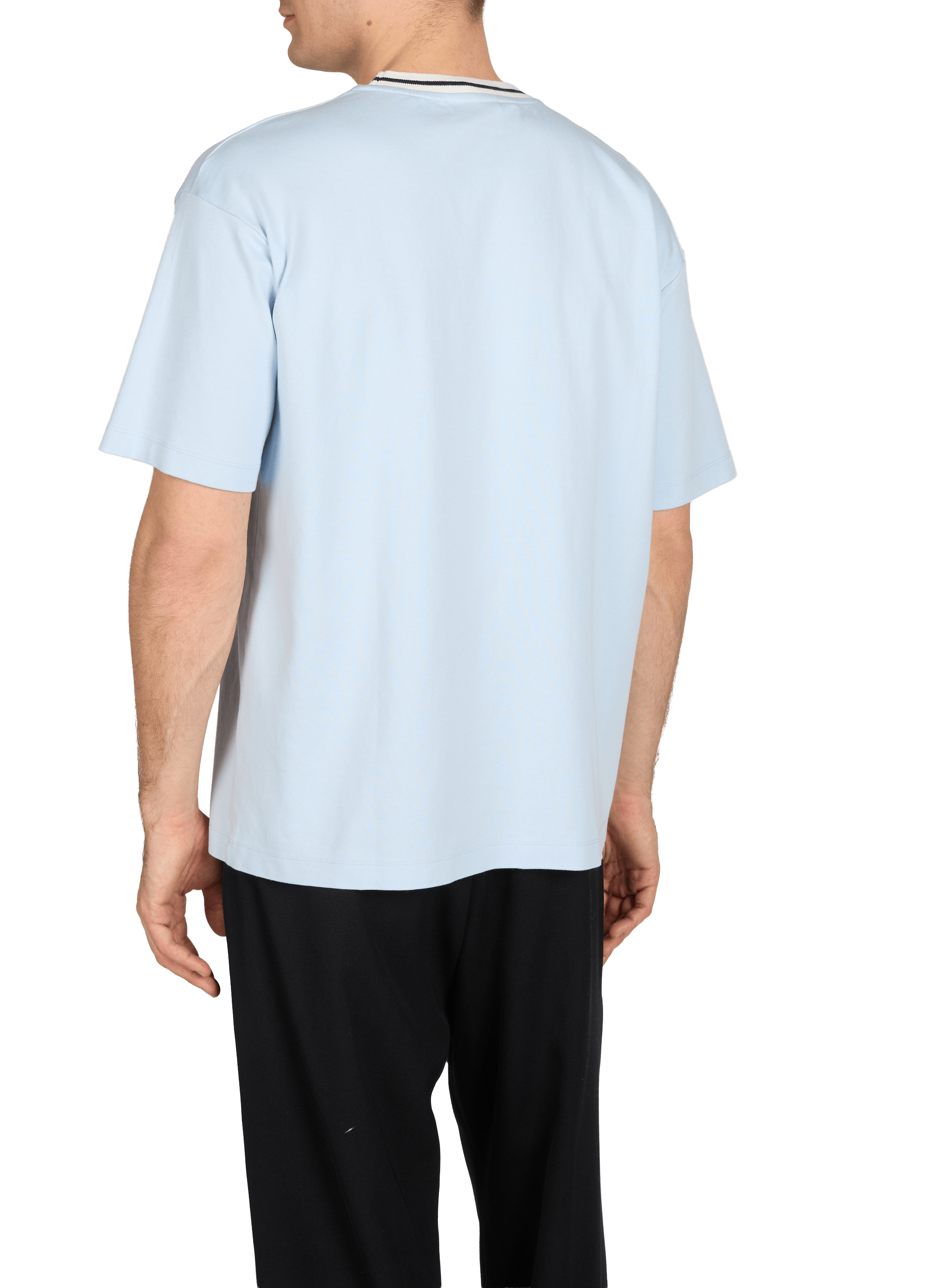 Classic Cotton T-Shirt DROLE DE MONSIEUR Blue