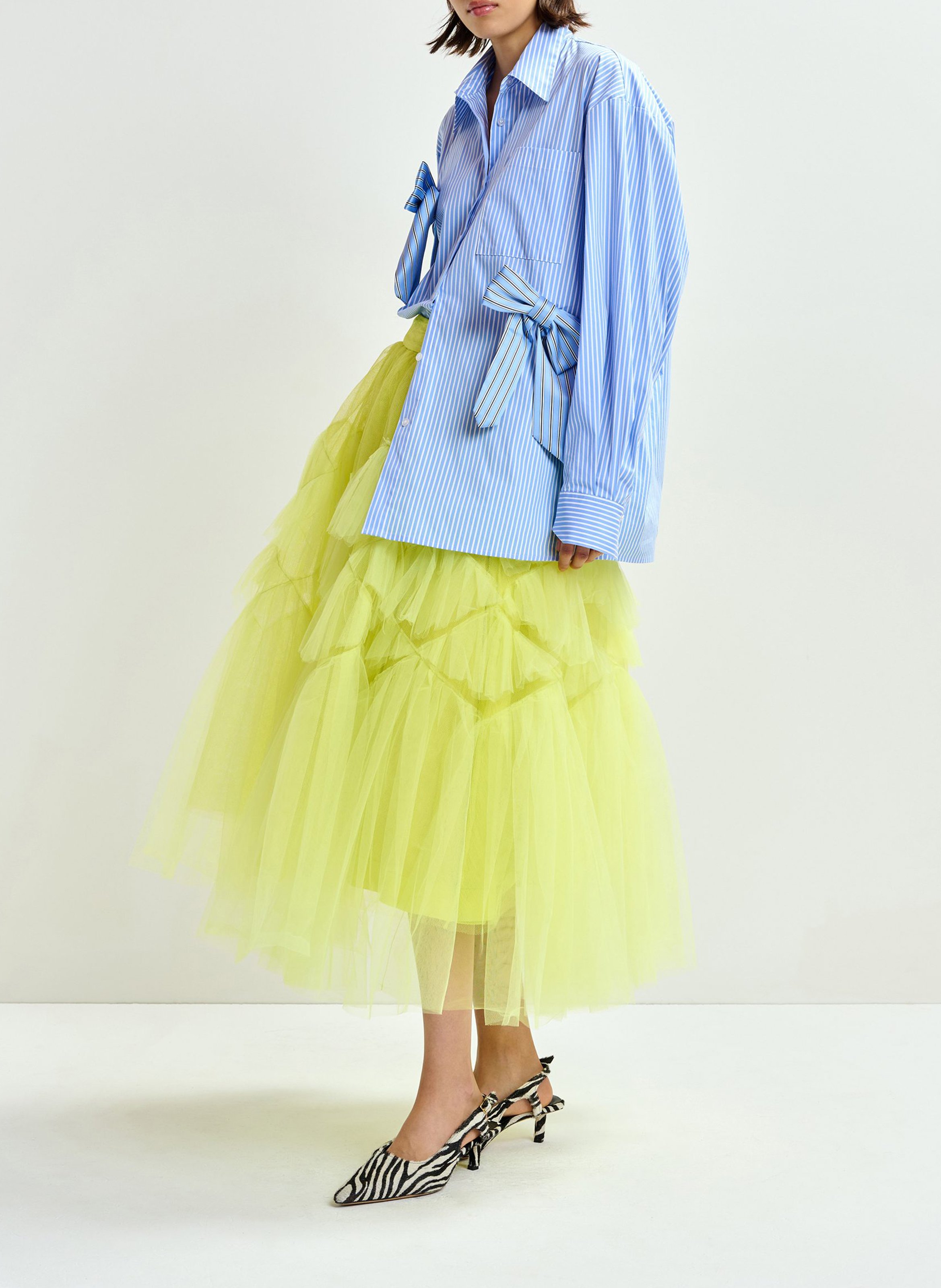 Chemise col classique en coton Jiwi ESSENTIEL ANTWERP Bleu