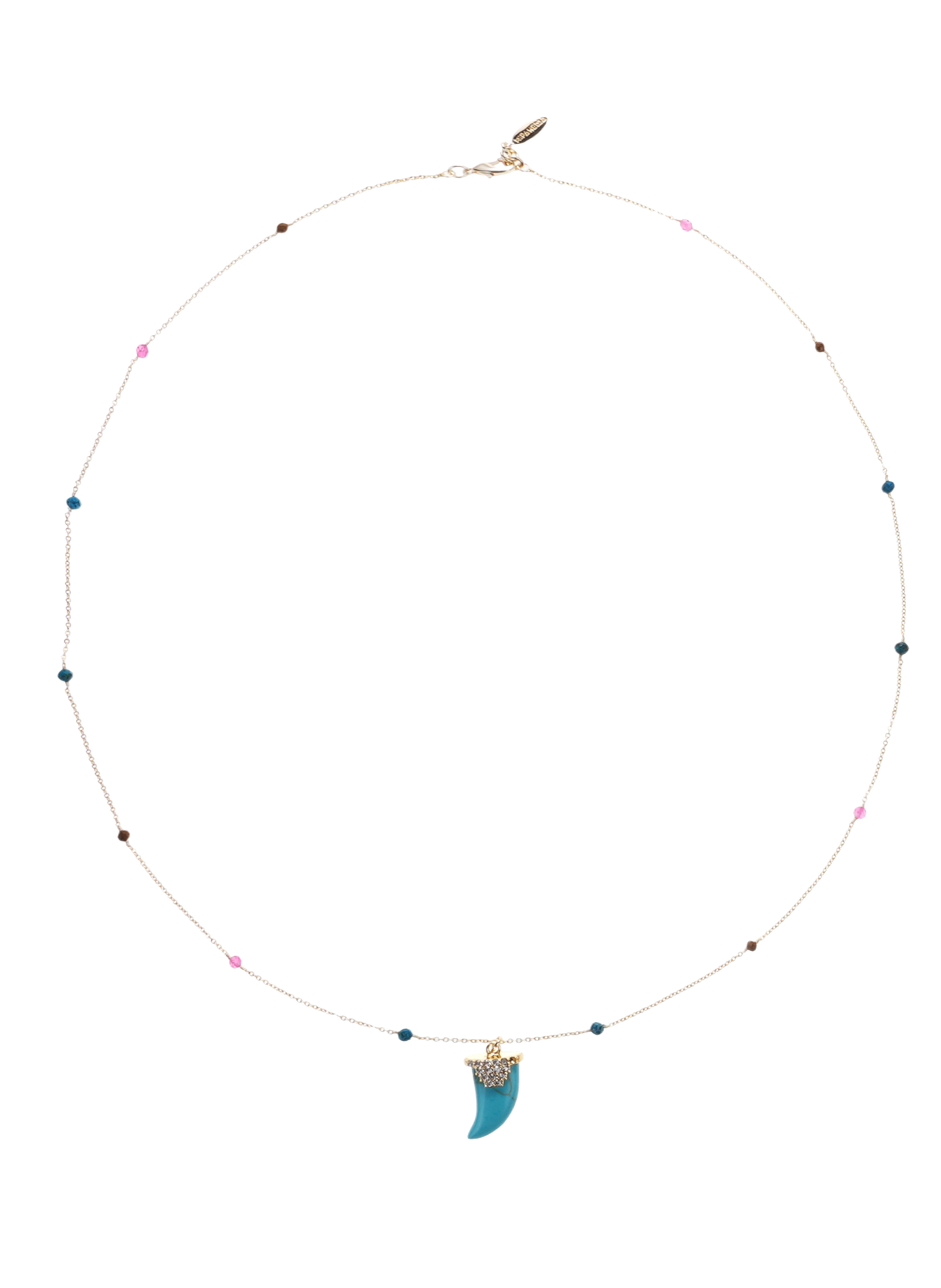 Collier sautoir avec pendentif fyn HIPANEMA Bleu