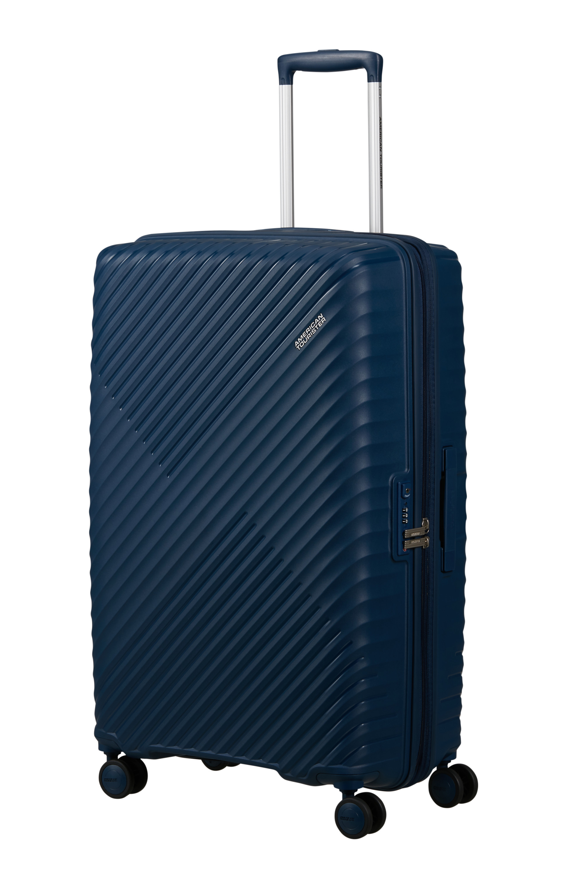 Diablast valise 4 roues taille l AMERICAN TOURISTER Bleu
