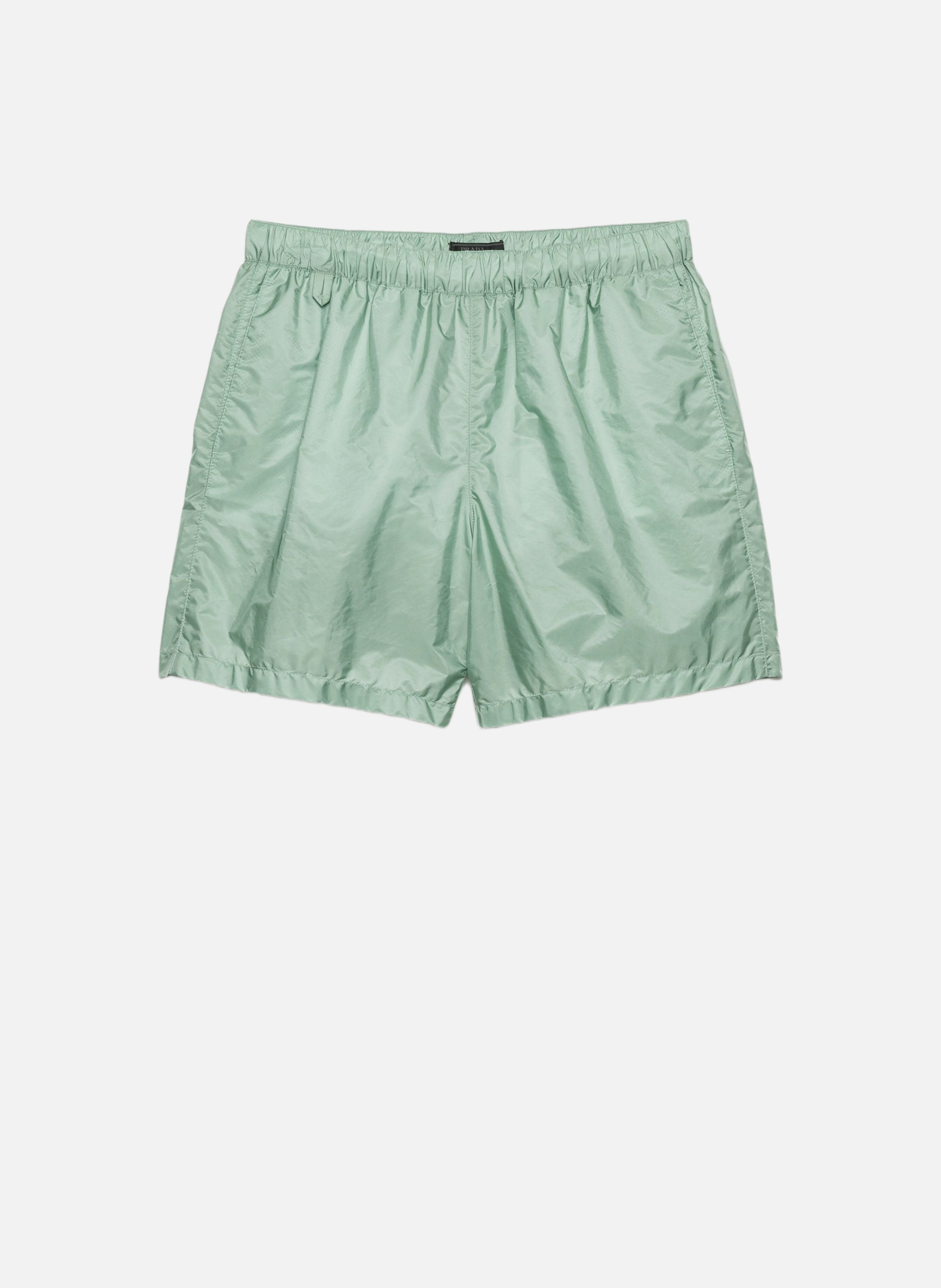 Short de bain en re-nylon PRADA Vert