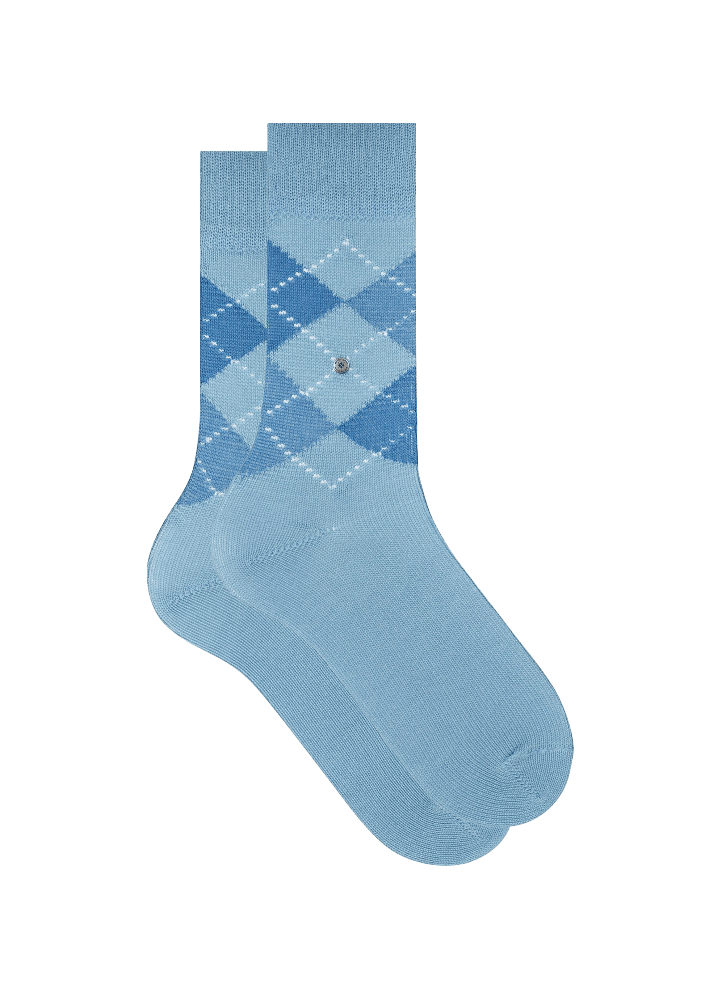 Chaussettes mi-hautes à motif losanges BURLINGTON Bleu
