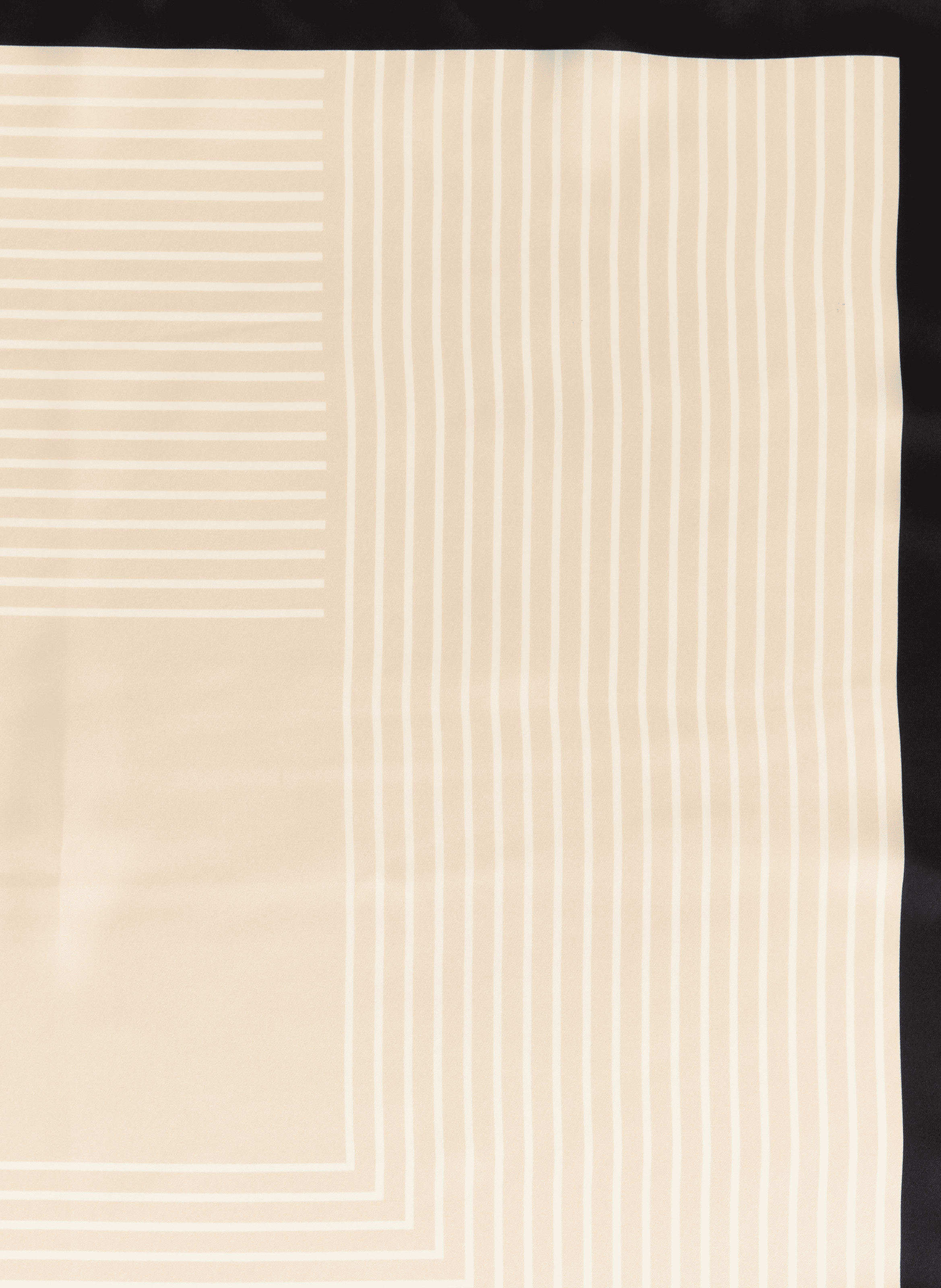 Carré de soie imprimé SAISON 1865 Beige