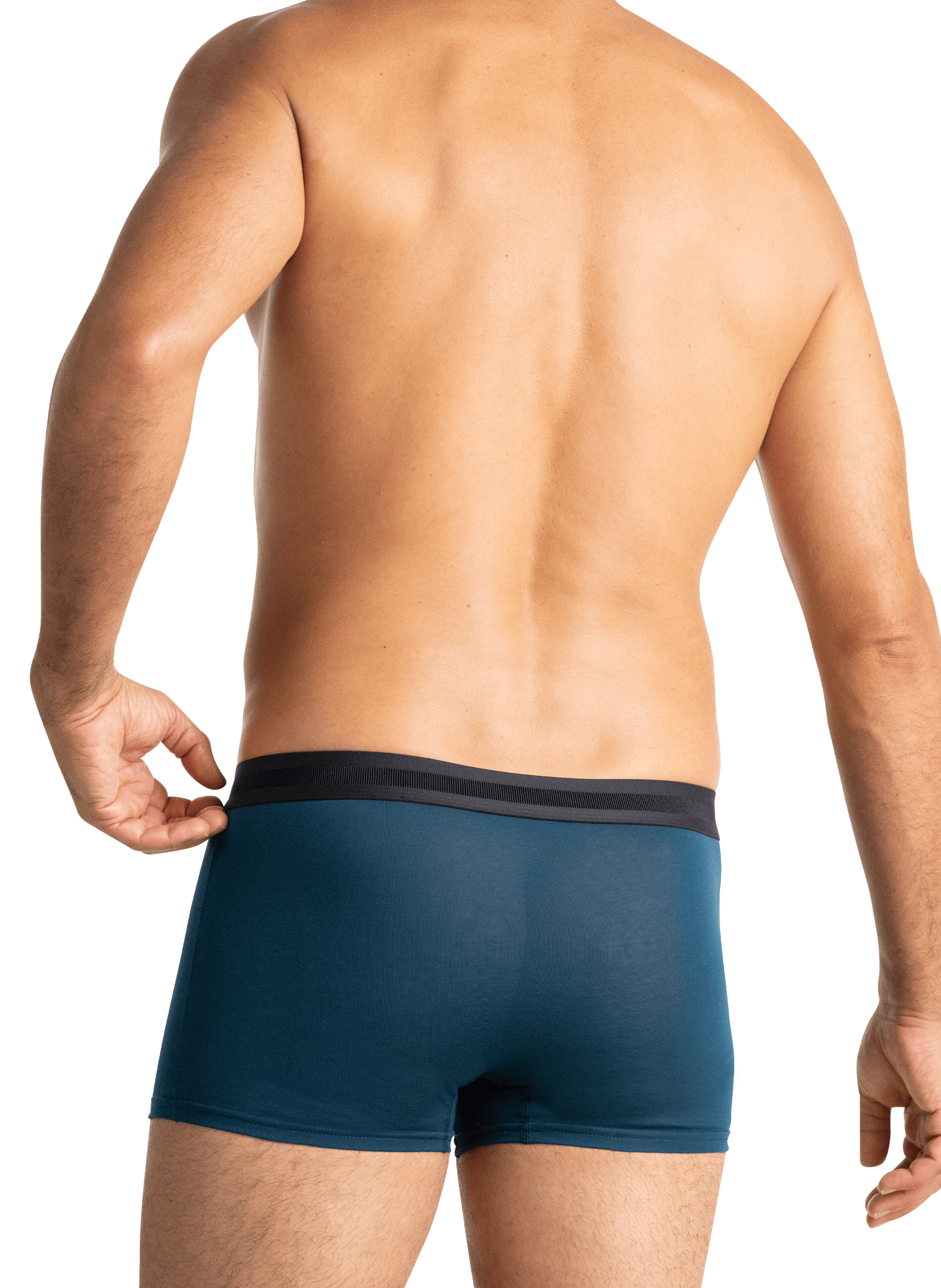 Lot de 3 boxers unis en coton mélangé EMINENCE Multicolore