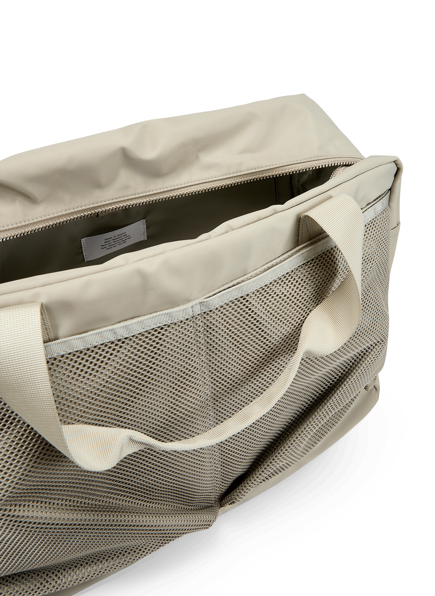 Sac de voyage cabine AY STUDIOS Beige