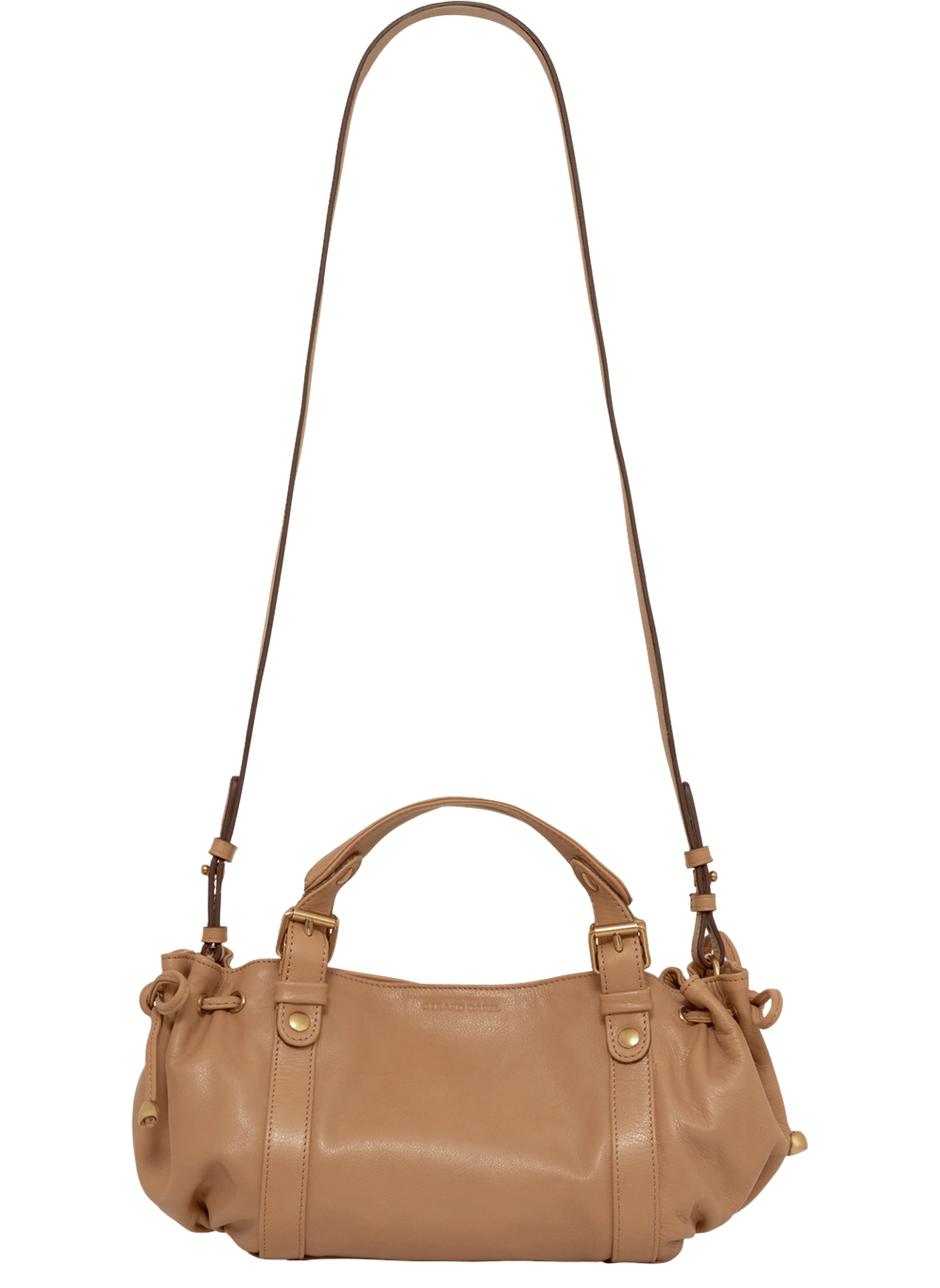 Mini sac à main en cuir – 12h GERARD DAREL Marron